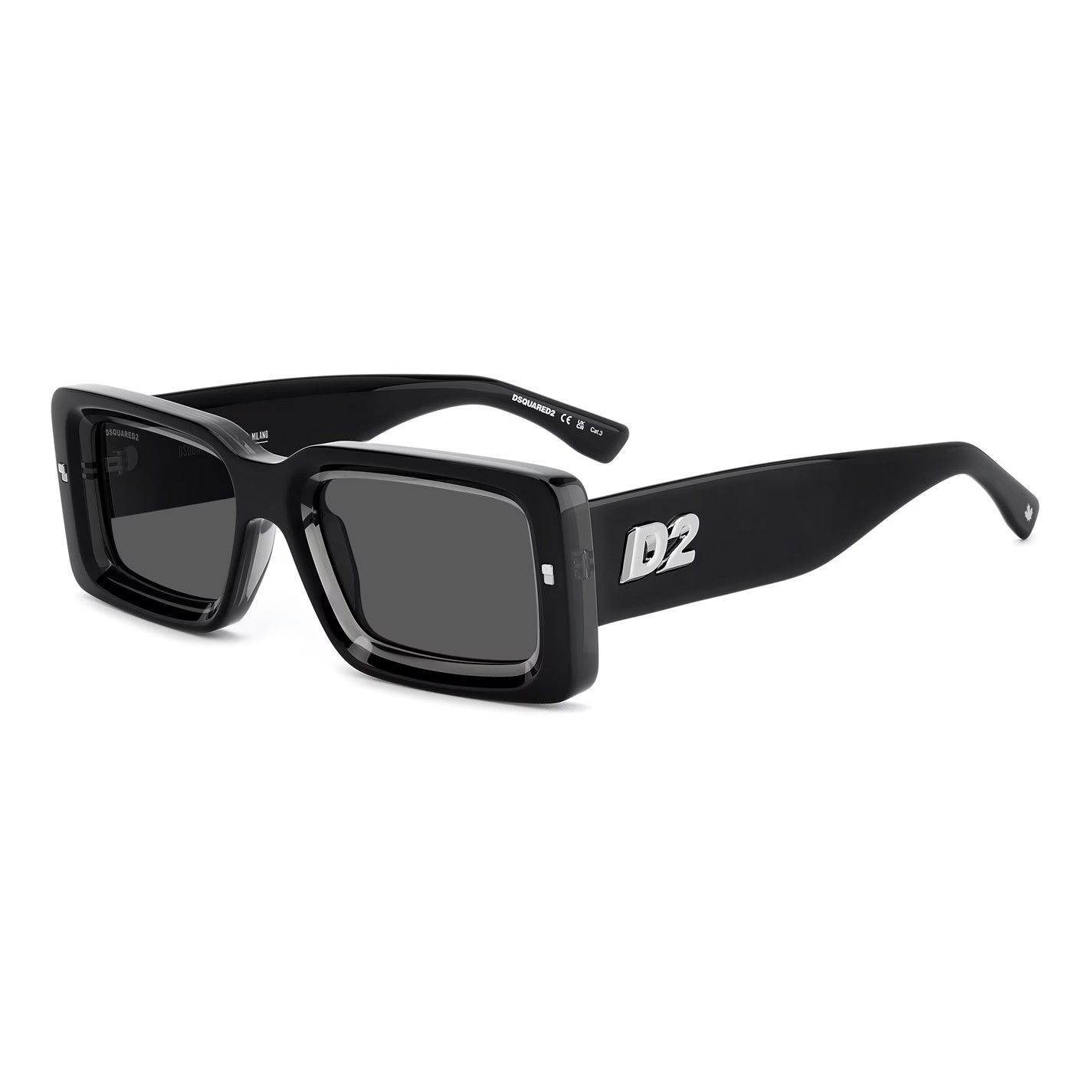 Dsquared2 o1g2r1mq0426 Size: 52CM / Round Sunglasses in Black Size ONE SIZE - 2 Thumbnail