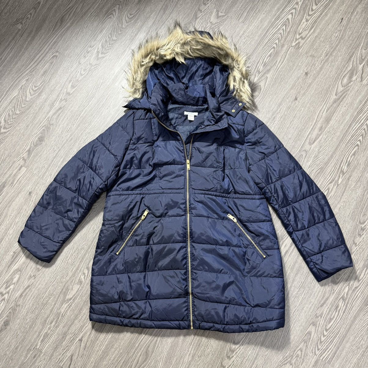 H&M H&M mama Fur Jacket Size L / US 10 / IT 46 - 1 Thumbnail