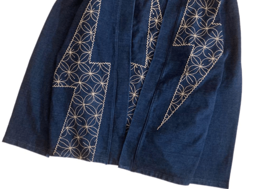 Kapital Kountry IDG High-density jersey Thunder Sashiko Cardigan Size US M / EU 48-50 / 2 - 3 Thumbnail