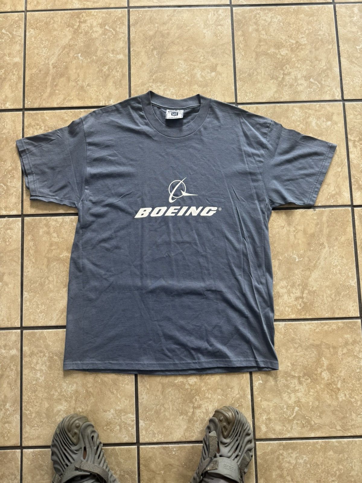 Lee Vintage Lee Boeing Jet T Shirt 100% Cotton Large Size US L / EU 52-54 / 3 - 1 Thumbnail