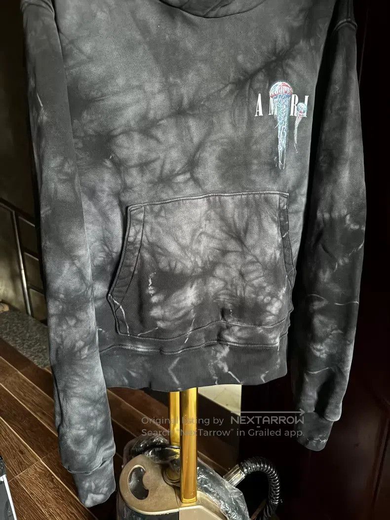 Amiri Amiri Lightning tie-dye jellyfish hoodie Size US S / EU 44-46 / 1 - 2 Thumbnail
