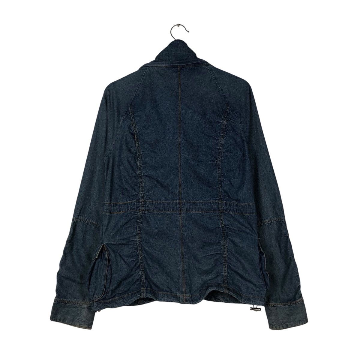 Japanese Brand 📌Vintage Biker Denim Jacket Unknown Japan Issey Miyake Size US M / EU 48-50 / 2 - 9 Thumbnail