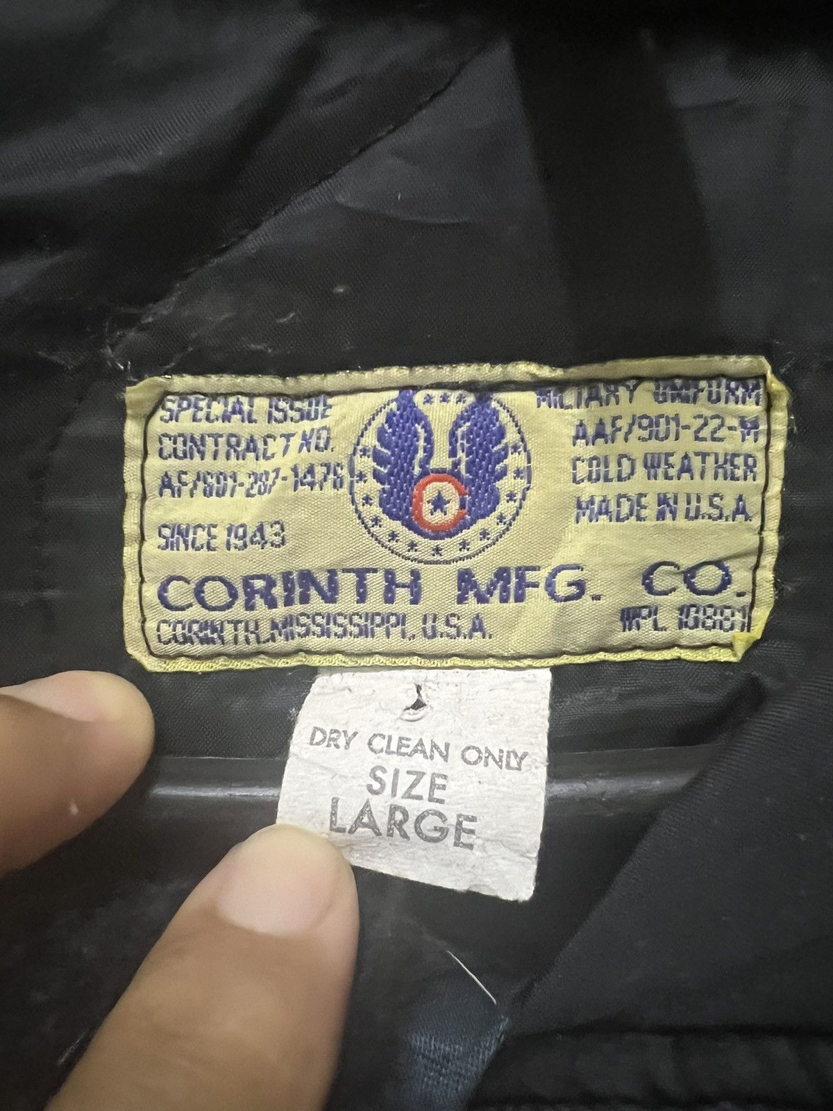Other Military jacket/L/Nylon/Solid color/AAF/901-22-L. (GJ35) Size US L / EU 52-54 / 3 - 3 Thumbnail