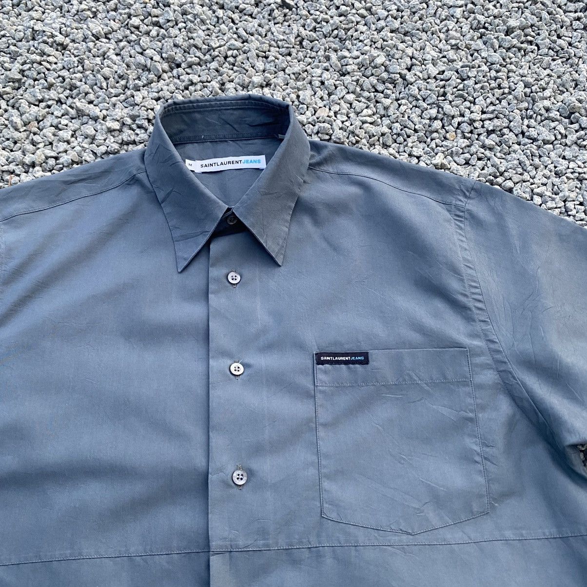 Saint Laurent Paris SAINT LAURENT JEANS Button Up Shirt Size US L / EU 52-54 / 3 - 2 Thumbnail