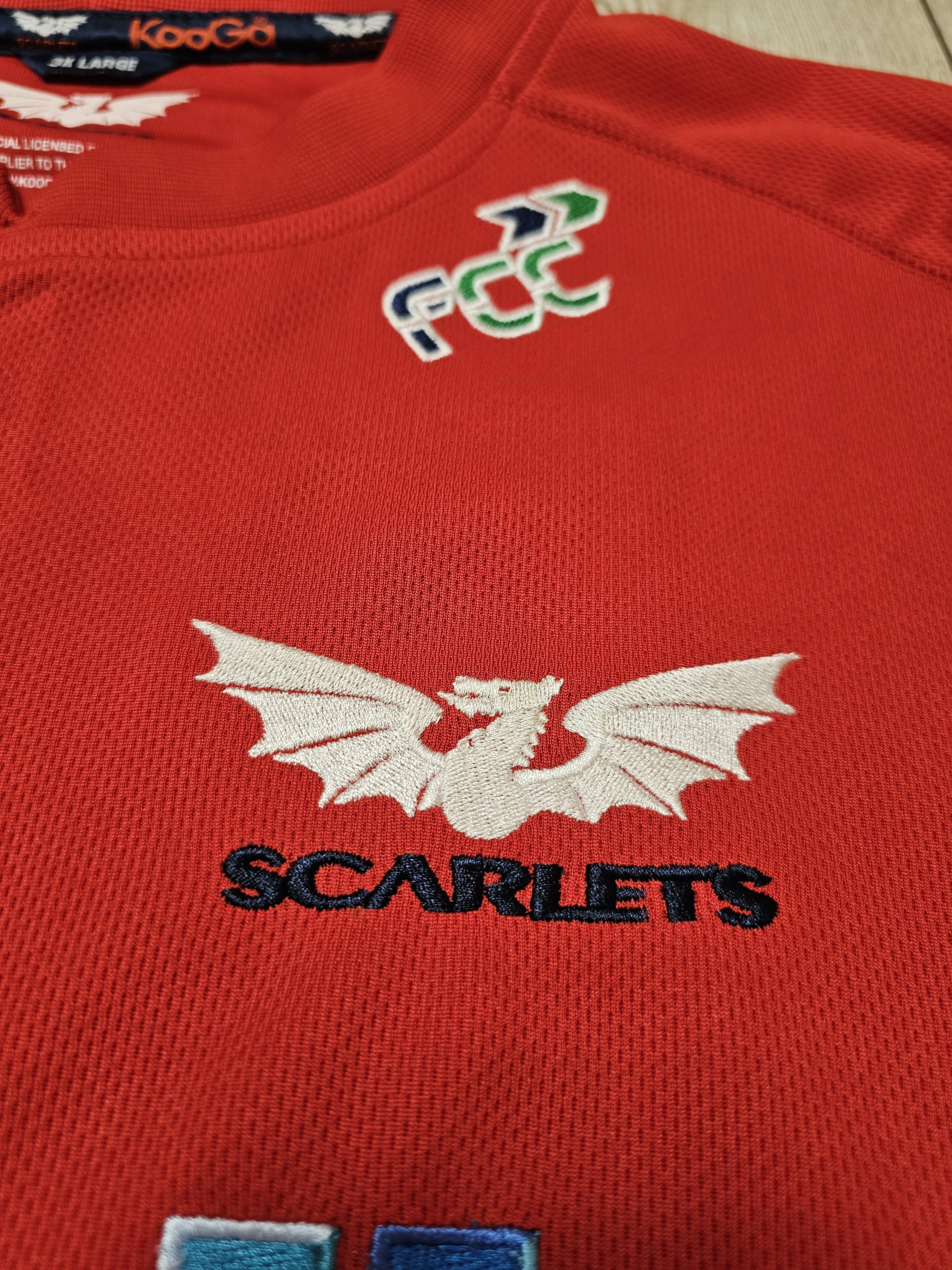 Vintage SCARLETS RUGBY JERSEY VINTAGE 2007 WALES RUGBY JERSEY 3XL Size US XXL / EU 58 / 5 - 4 Thumbnail