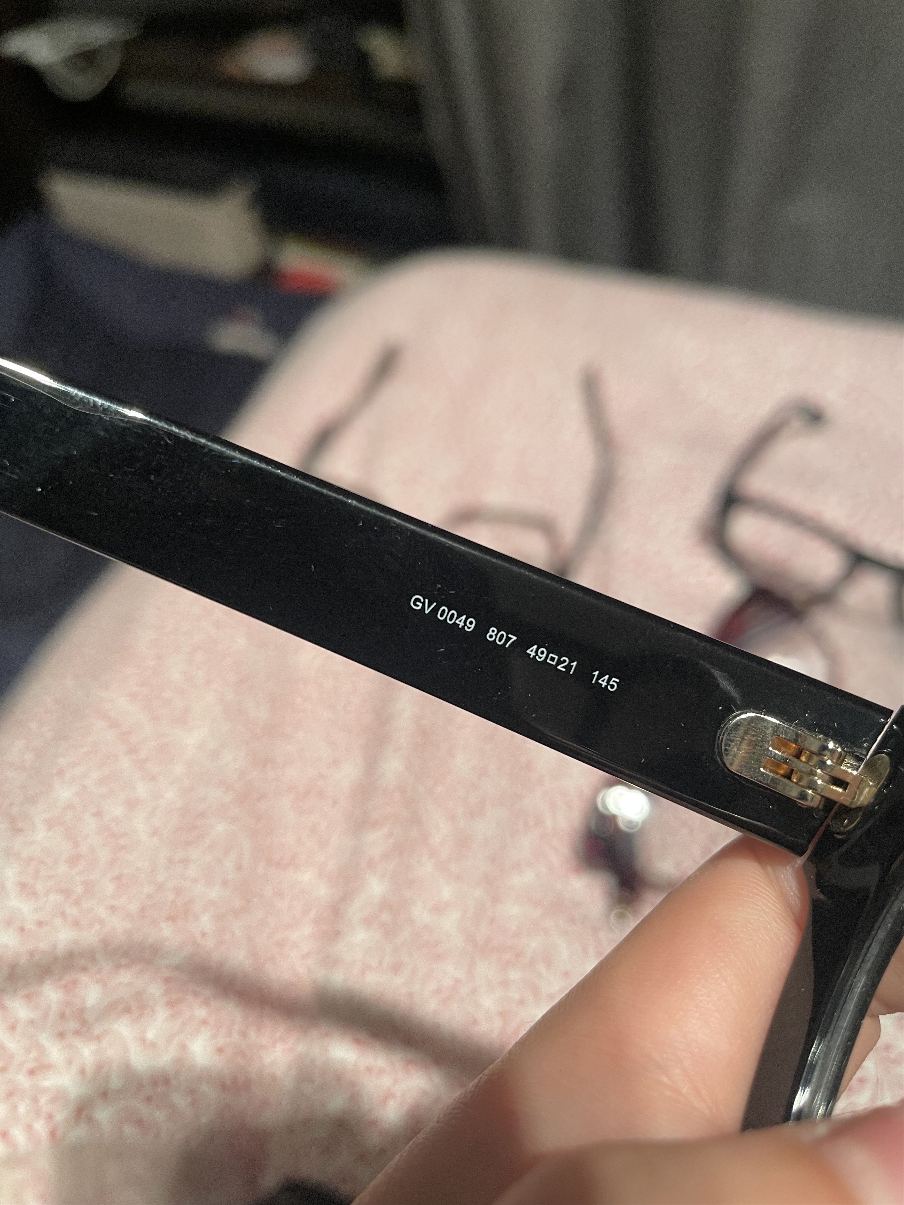 Givenchy × Vintage Givenchy 00s Bold Nerdy Black Glasses Size ONE SIZE - 4 Thumbnail