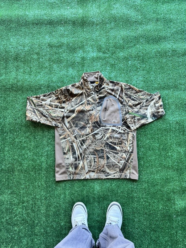 Cabelas × Realtree × Vintage Cabela’s Realtree Camo 1/4 Zip Pullover Men’s M Size US M / EU 48-50 / 2 - 1 Thumbnail