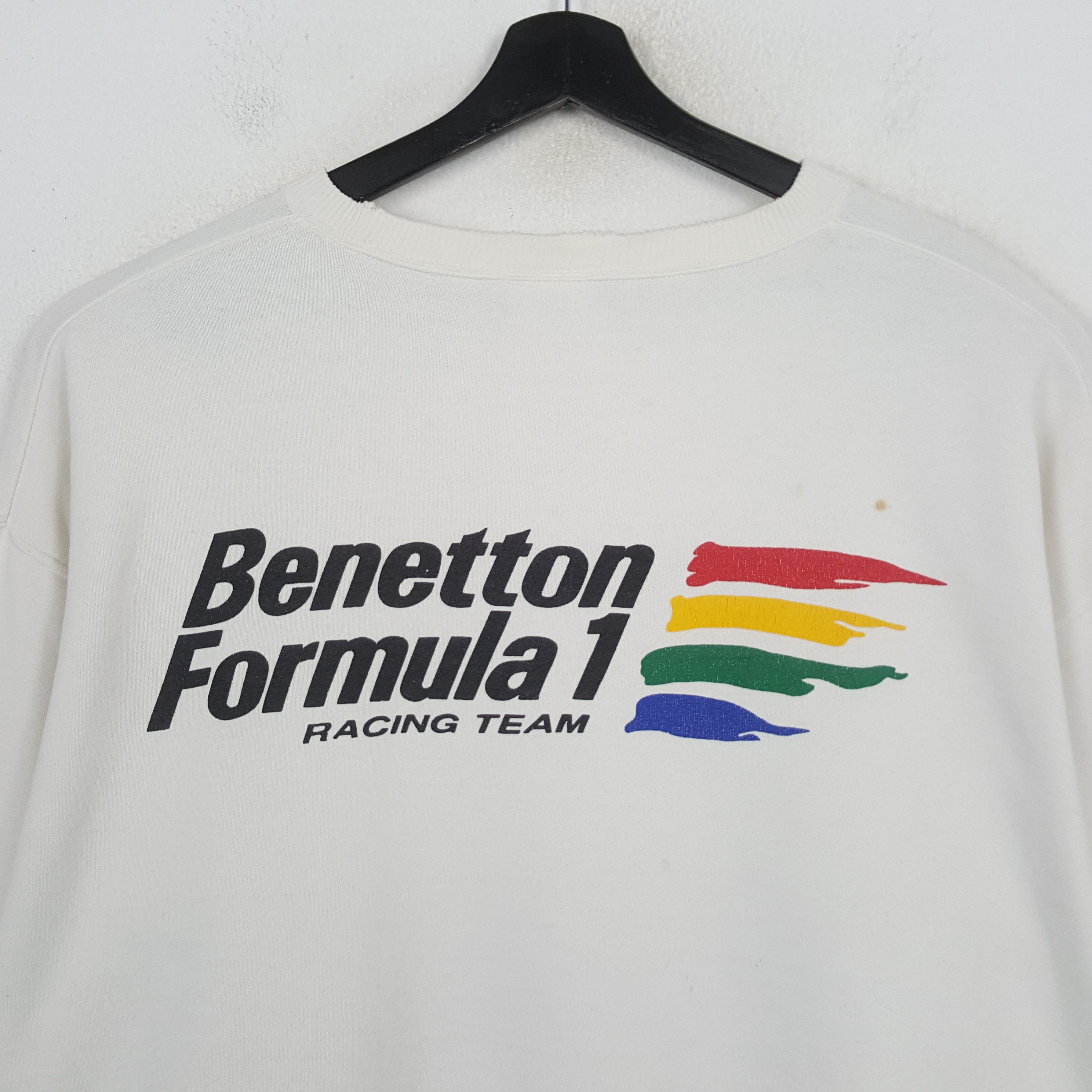 Benetton Benetton Formula 1 Racing Team Sweatshirt C298N29 Size US XXL / EU 58 / 5 - 2 Thumbnail