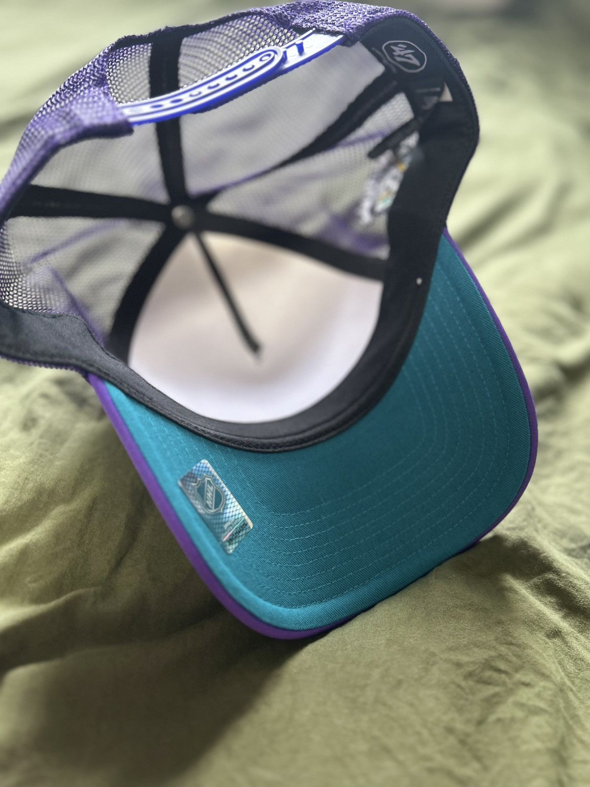 NHL × Vintage RARE VINTAGE Mighty Ducks hat Size ONE SIZE - 3 Thumbnail