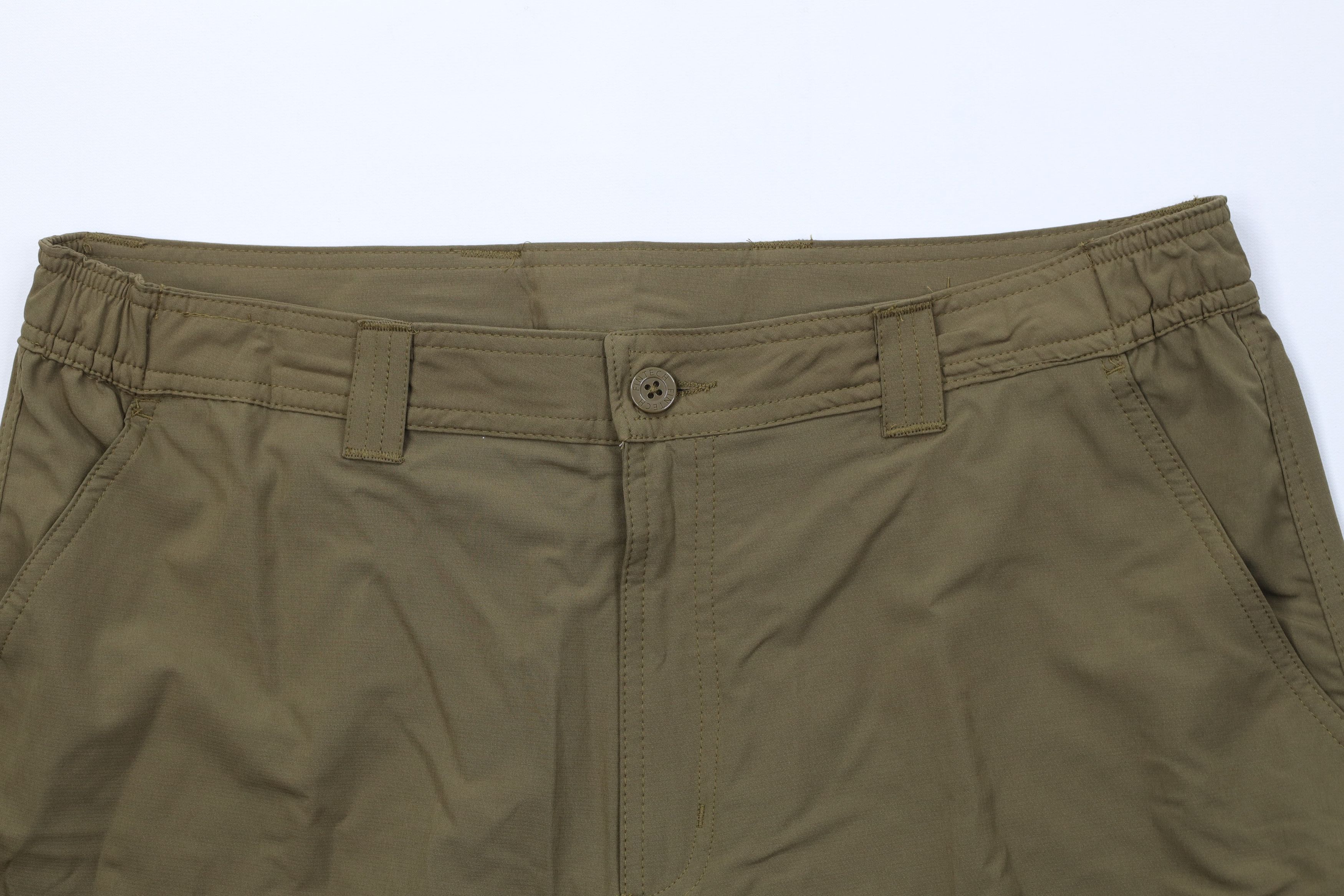 Vintage Fintech Performance Fishing Outdoor Cargo Shorts Green Size US 36 / EU 52 - 2 Thumbnail