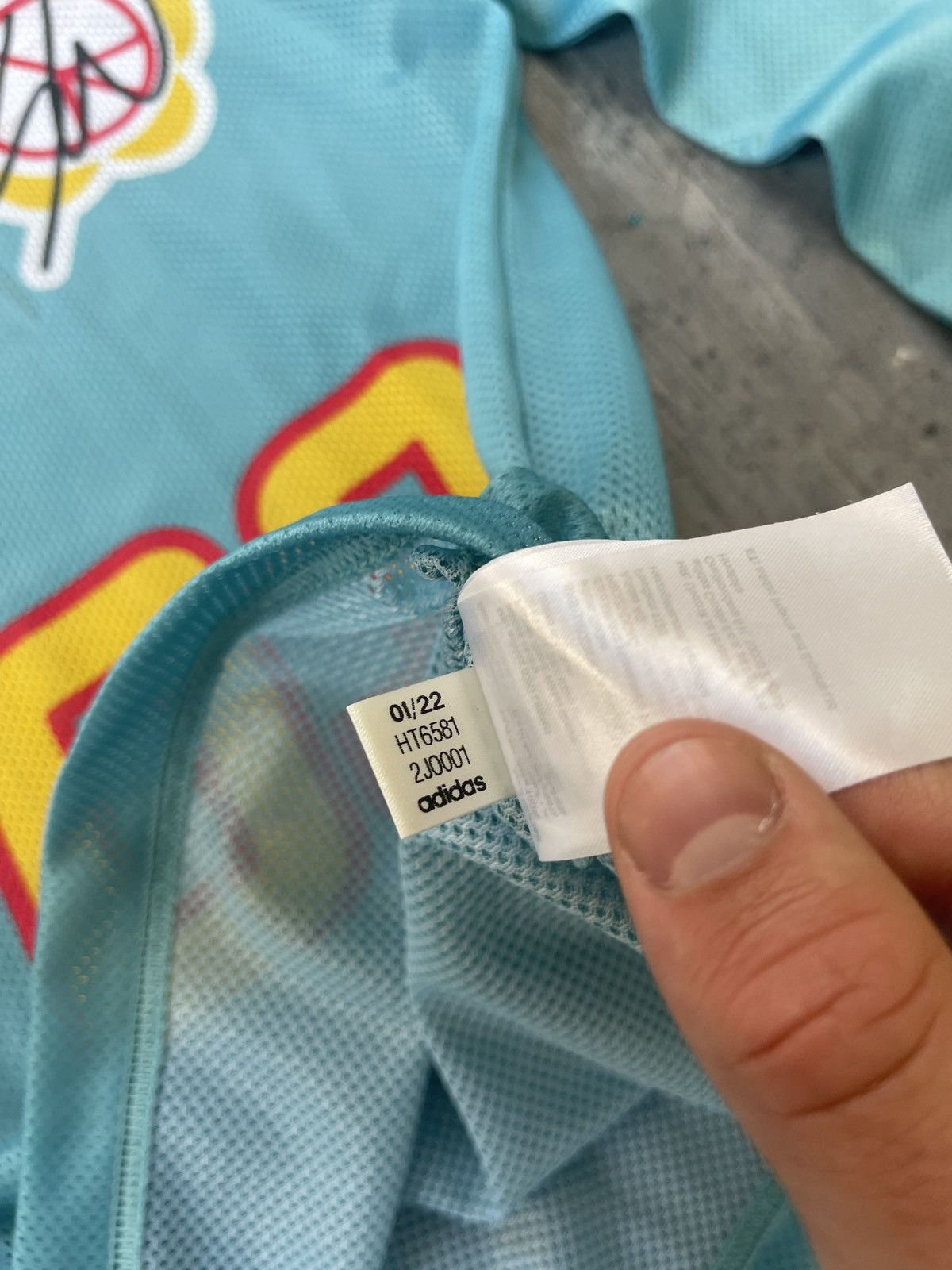 Adidas Adidas Sean Wotherspoon x Hot Wheels Mesh Longsleeve blue Size US XS / EU 42 / 0 - 8 Thumbnail
