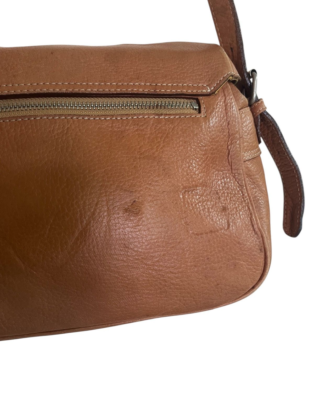 Japanese Brand Vintage FRAME WORK cross body bag leather rare Size ONE SIZE - 8 Thumbnail