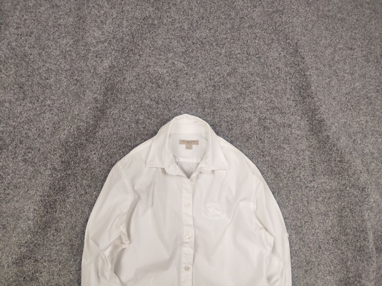 Burberry Vintage Burberry Brit Logo button-down 3/4 sleeves shirt Size XS / US 0-2 / IT 36-38 - 2 Thumbnail