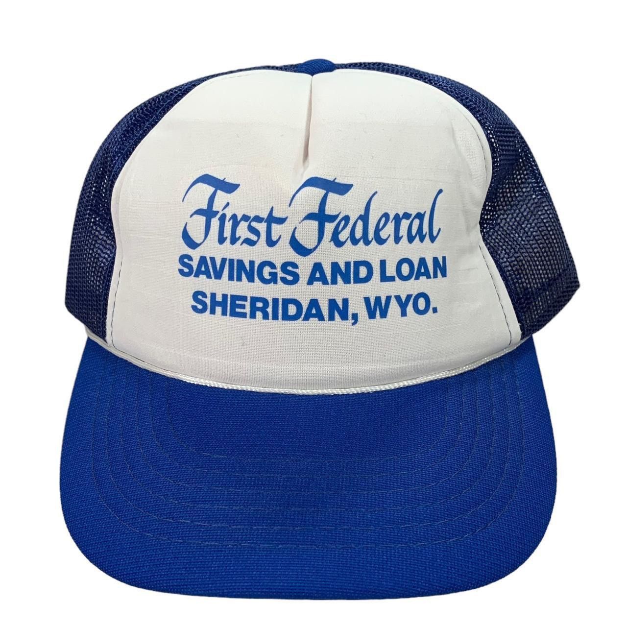 Vintage VTG First Federal Savings Loan Sheridan Wyoming Snapback Hat Size ONE SIZE - 1 Thumbnail