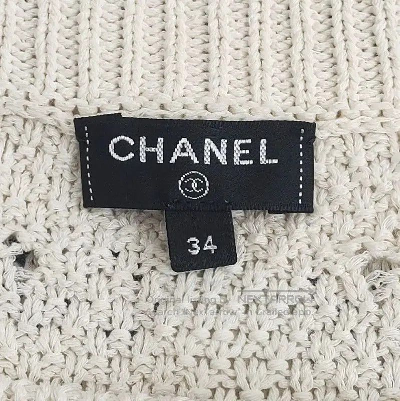 Chanel Chanel White Cotton Blend Pullover Sweater . Size M / US 6-8 / IT 42-44 - 5 Thumbnail