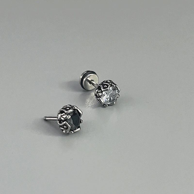 Jewelry New Trend Earrings One Pairs Chrome Jewelry Size ONE SIZE - 1 Thumbnail
