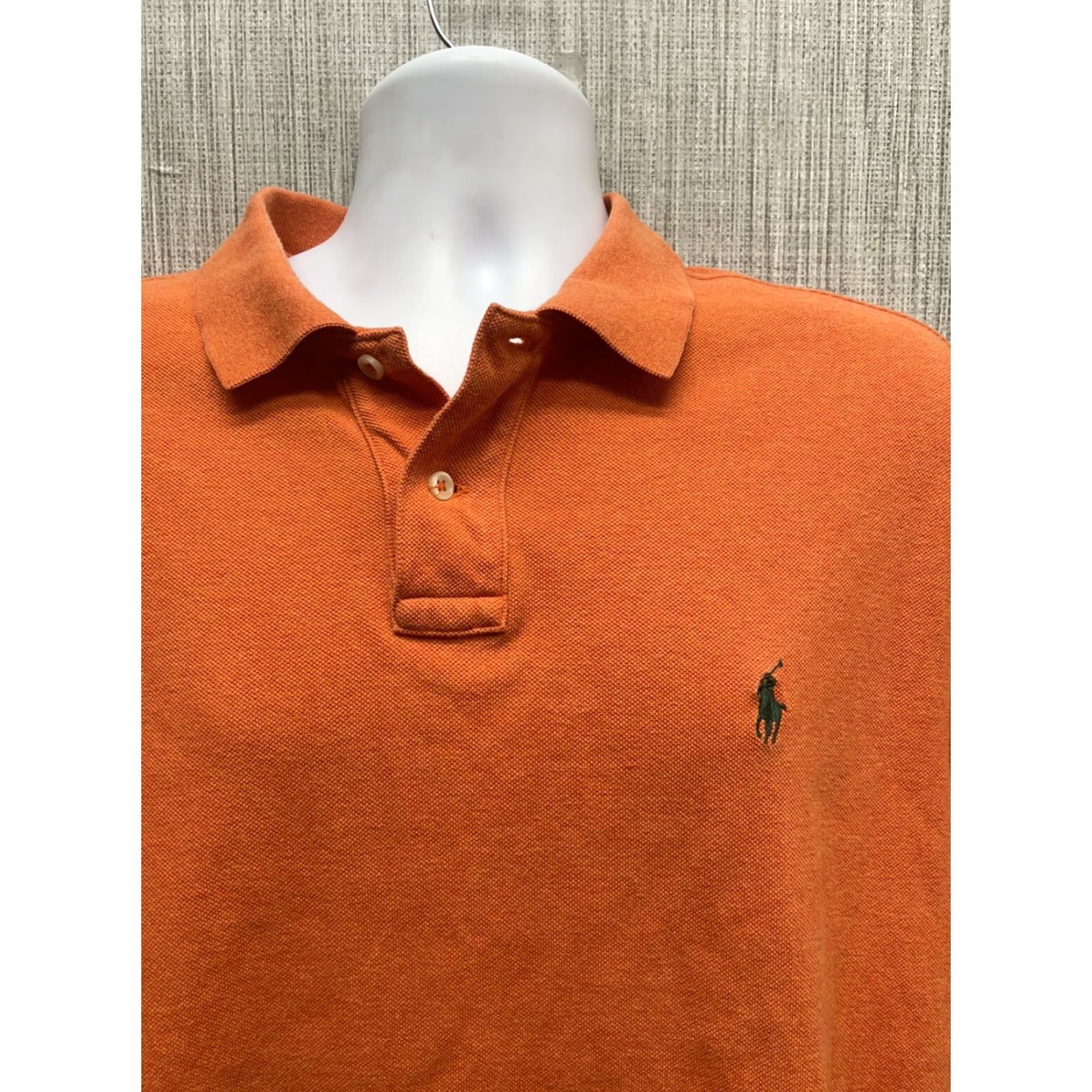 Polo Ralph Lauren Polo Ralph Lauren Custom Fit Golf Polo Orange Mens 2XL Size US XXL / EU 58 / 5 - 2 Thumbnail
