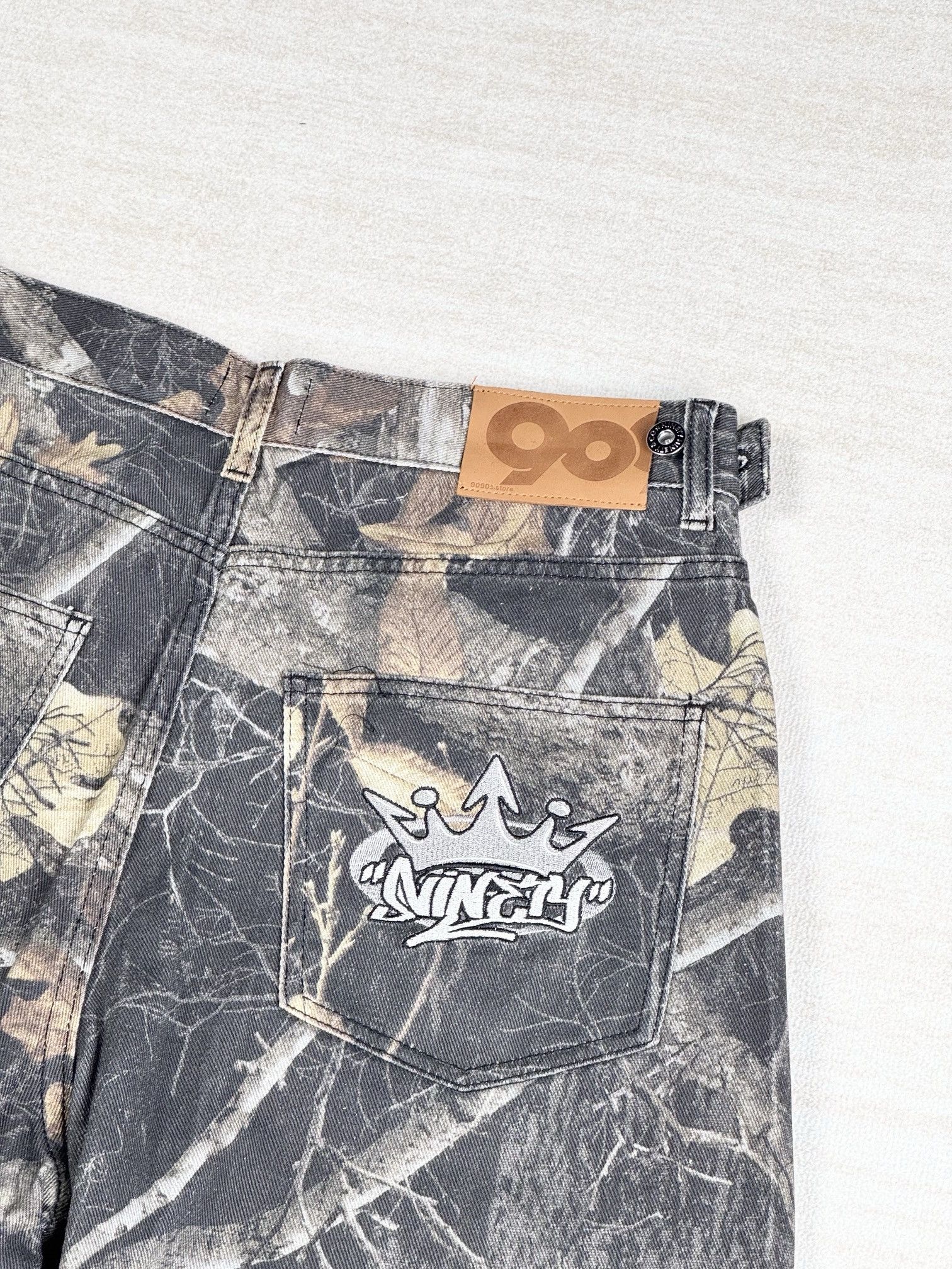 Japanese Brand 9090 camo baggy pants Size US 32 / EU 48 - 8 Thumbnail