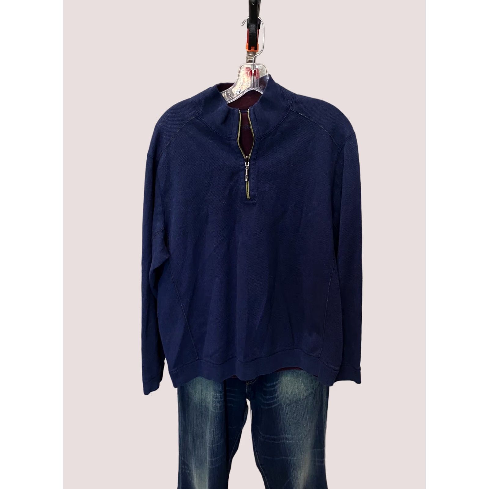 Tommy Bahama Tommy Bahama Sweater Men M Multicolor Reversible Zippered Blue Maroon Medium M Size US M / EU 48-50 / 2 - 1 Thumbnail