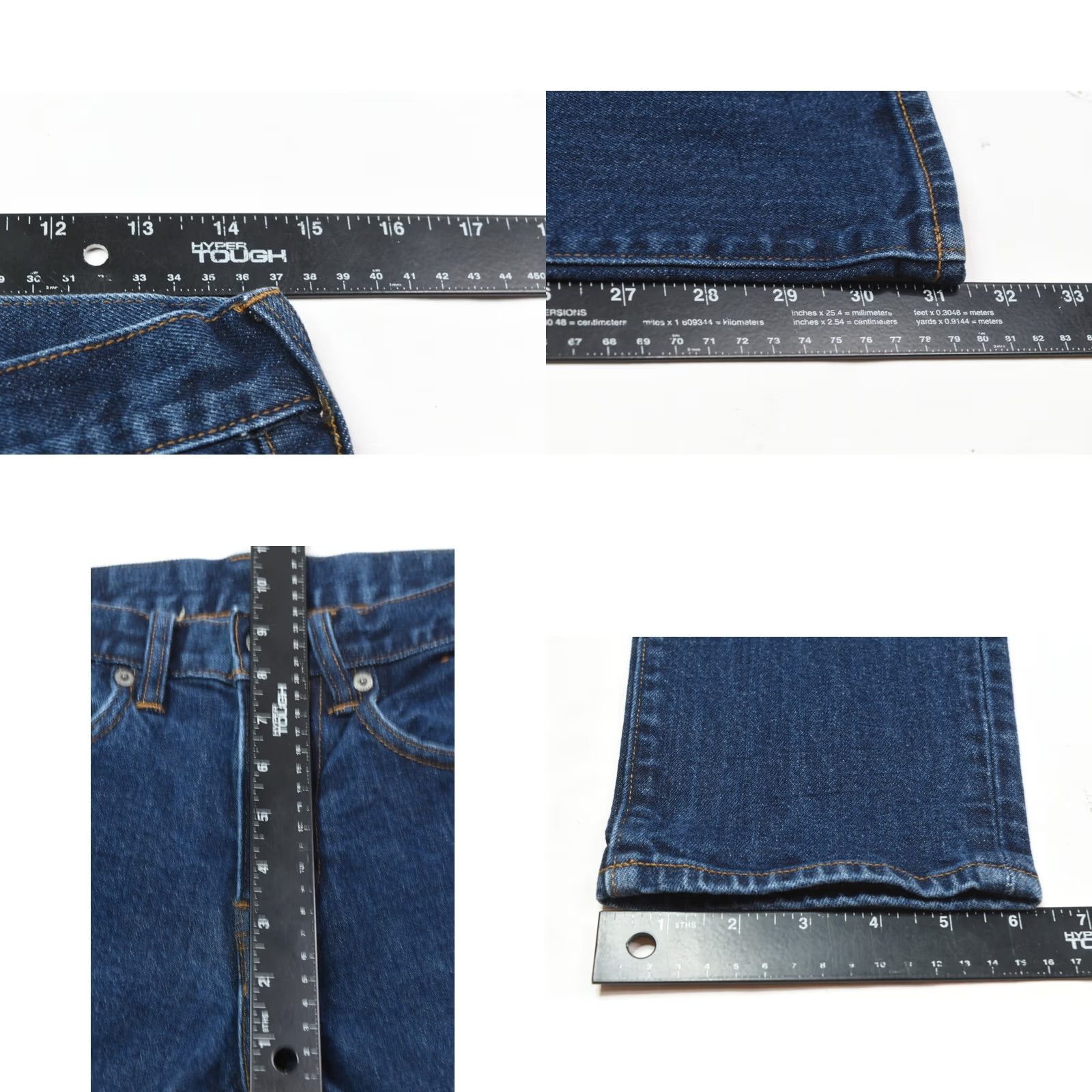 J.Crew J.CREW 484 Slim-Fit Jeans Mens 29x31.5 Blue Indigo Denim Cotton Slim Tapered Leg 5-Pocket zipper button Regular 29 Mens Jeans Size US 29 - 9 Thumbnail