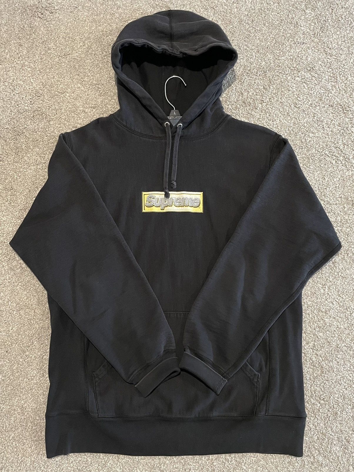 Supreme Bling Box Logo Hoodie | Grailed