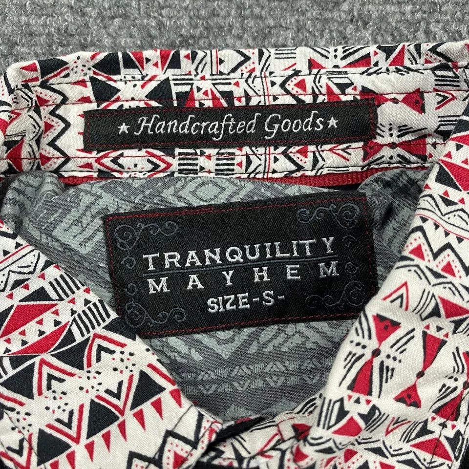 Other Tranquility Mayhem Shirt Men's Small Aztec Geometric Size US S / EU 44-46 / 1 - 3 Thumbnail