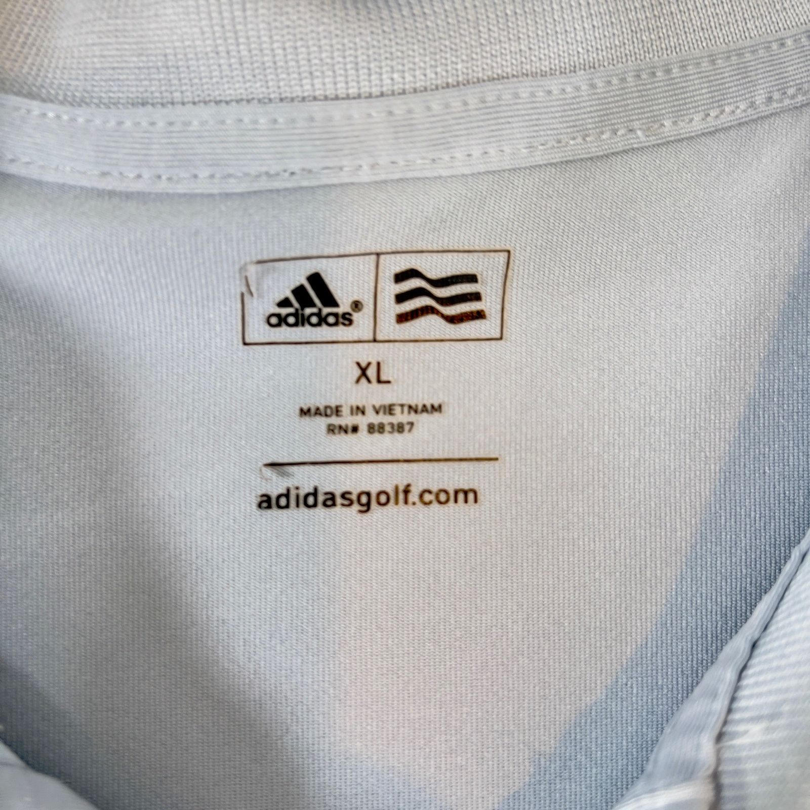 Adidas Adidas XL Golf Shirt Performance Fabric Moisture Wick Grey Size US XL / EU 56 / 4 - 2 Thumbnail