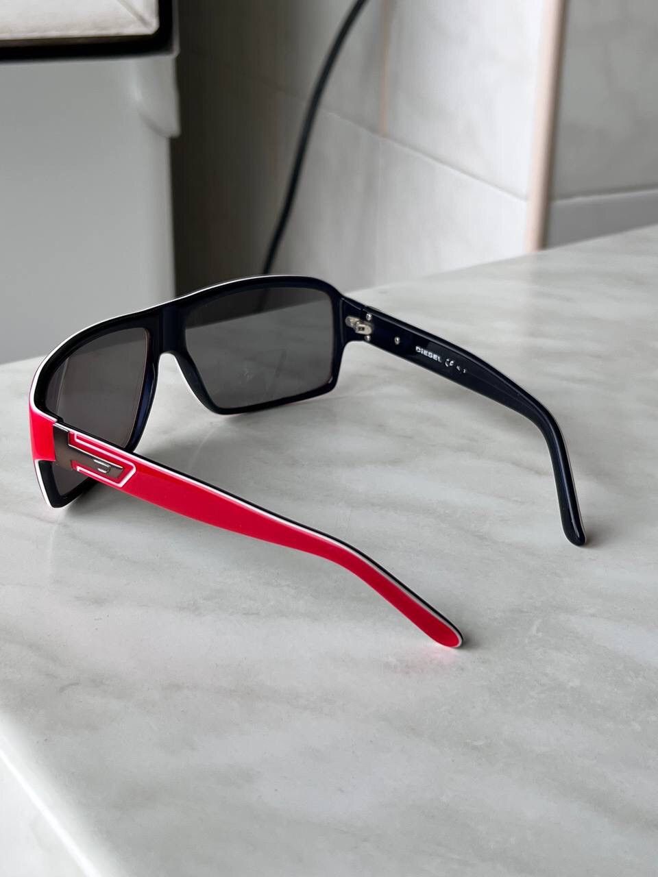 Diesel Vintage Diesel Sunglasses Punk Rock Eyewear Logo Y2K Size ONE SIZE - 5 Thumbnail