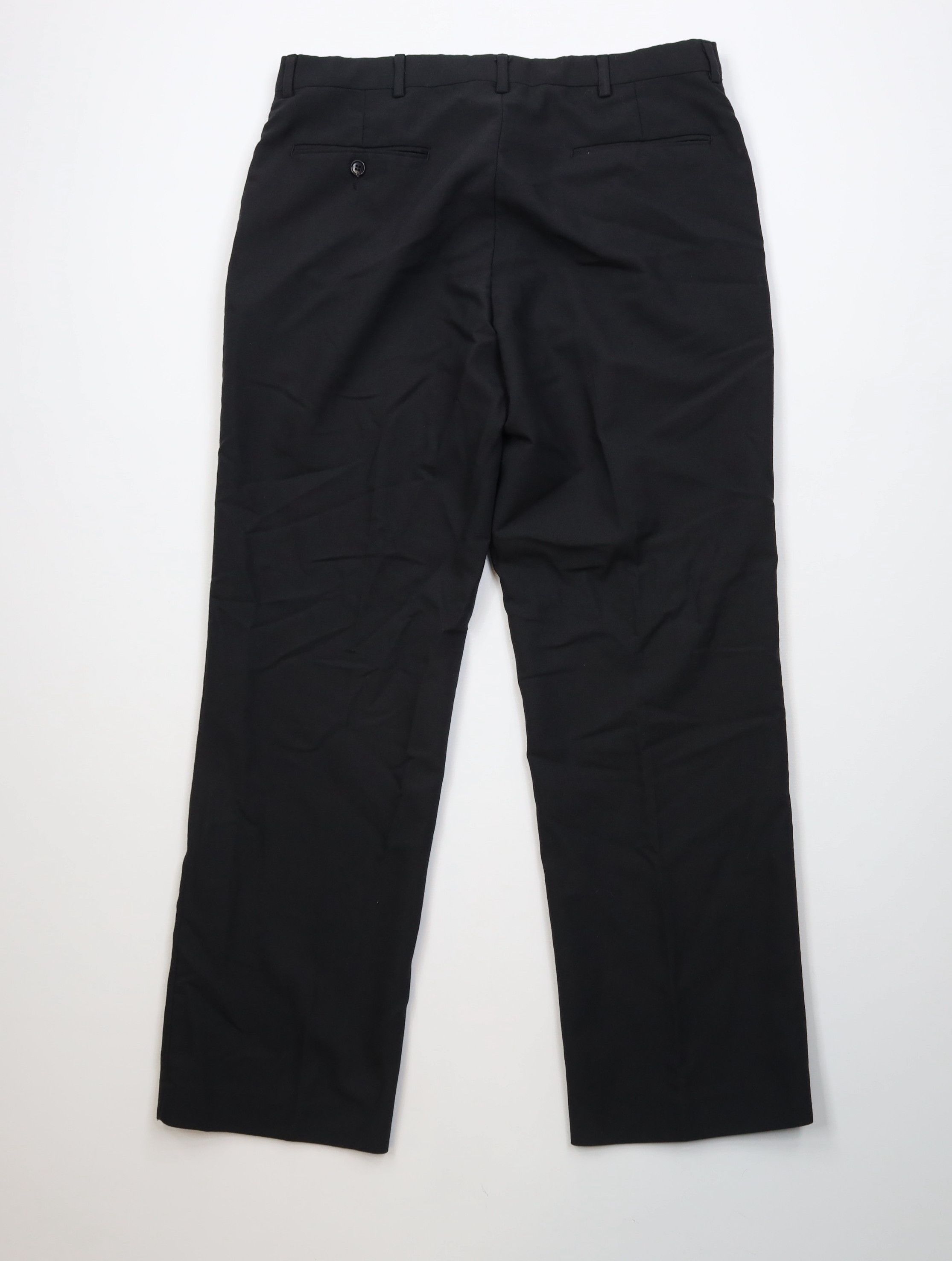 Vintage Vintage 70s Streetwear Knit Wide Leg Chino Pants Black USA Size US 36 / EU 52 - 9 Thumbnail