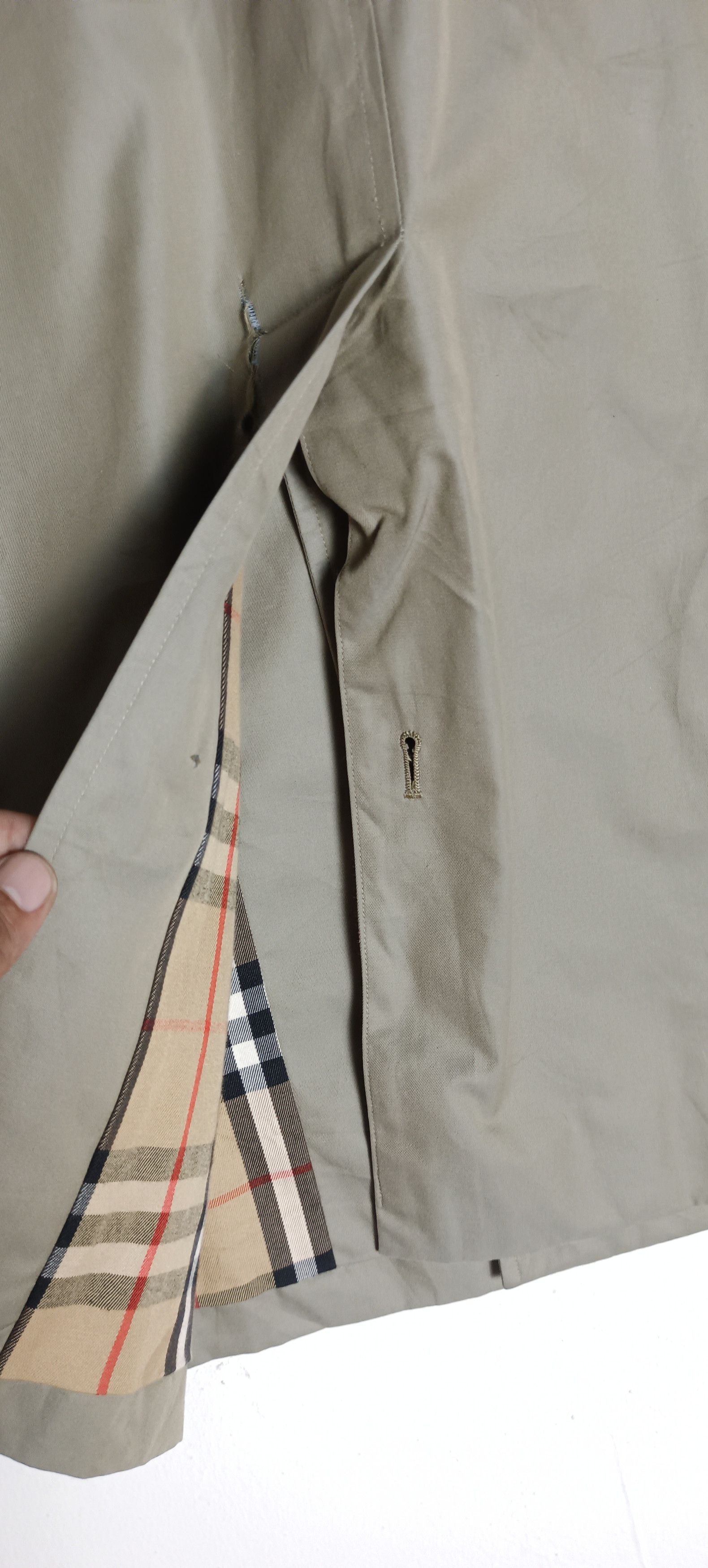 Burberry Vintage 90s 🔥Burberrys Nova Check Trench Coat Size US L / EU 52-54 / 3 - 5 Thumbnail