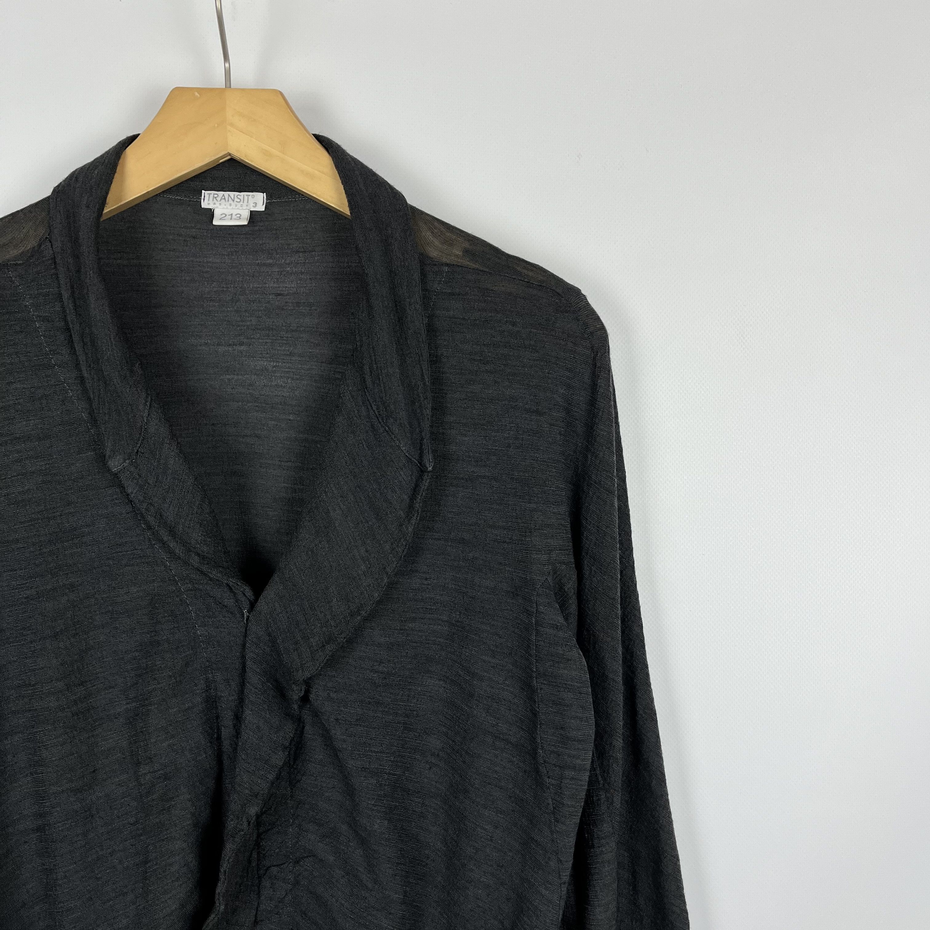 Transit Ladies Transit Par-Such Avant-Garde Cardigan Sweater Size M / US 6-8 / IT 42-44 - 2 Thumbnail