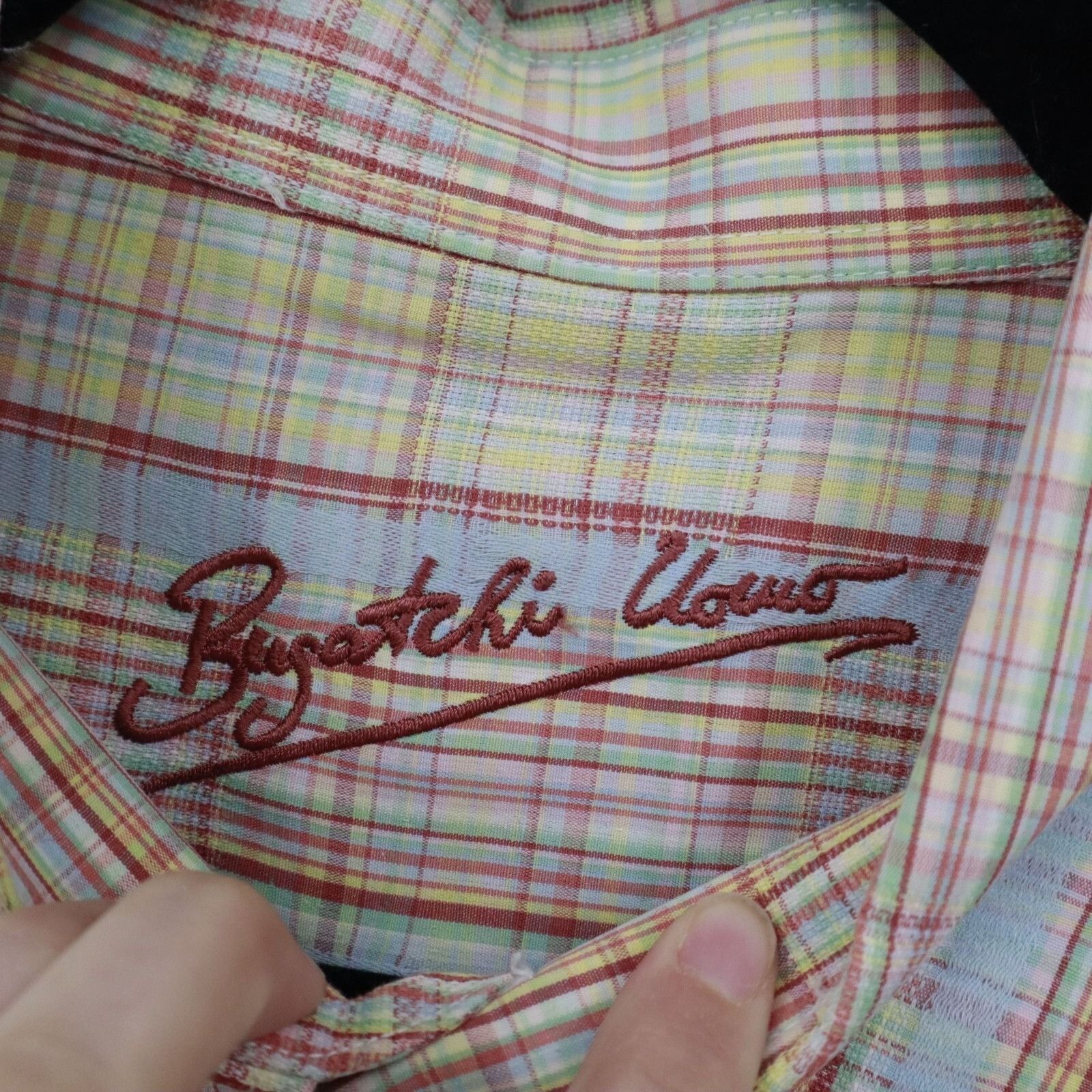 BUGATCHI Bugatchi Uomo Plaid Button Down Shirt Mens XL Multi Preppy Size US XL / EU 56 / 4 - 2 Thumbnail