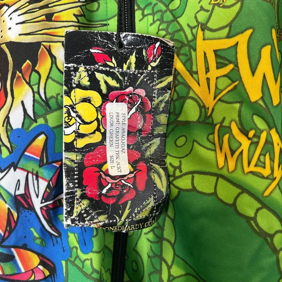Christian Audigier Ed Hardy by Christian Audigier Track Jacket Size US L / EU 52-54 / 3 - 4 Thumbnail