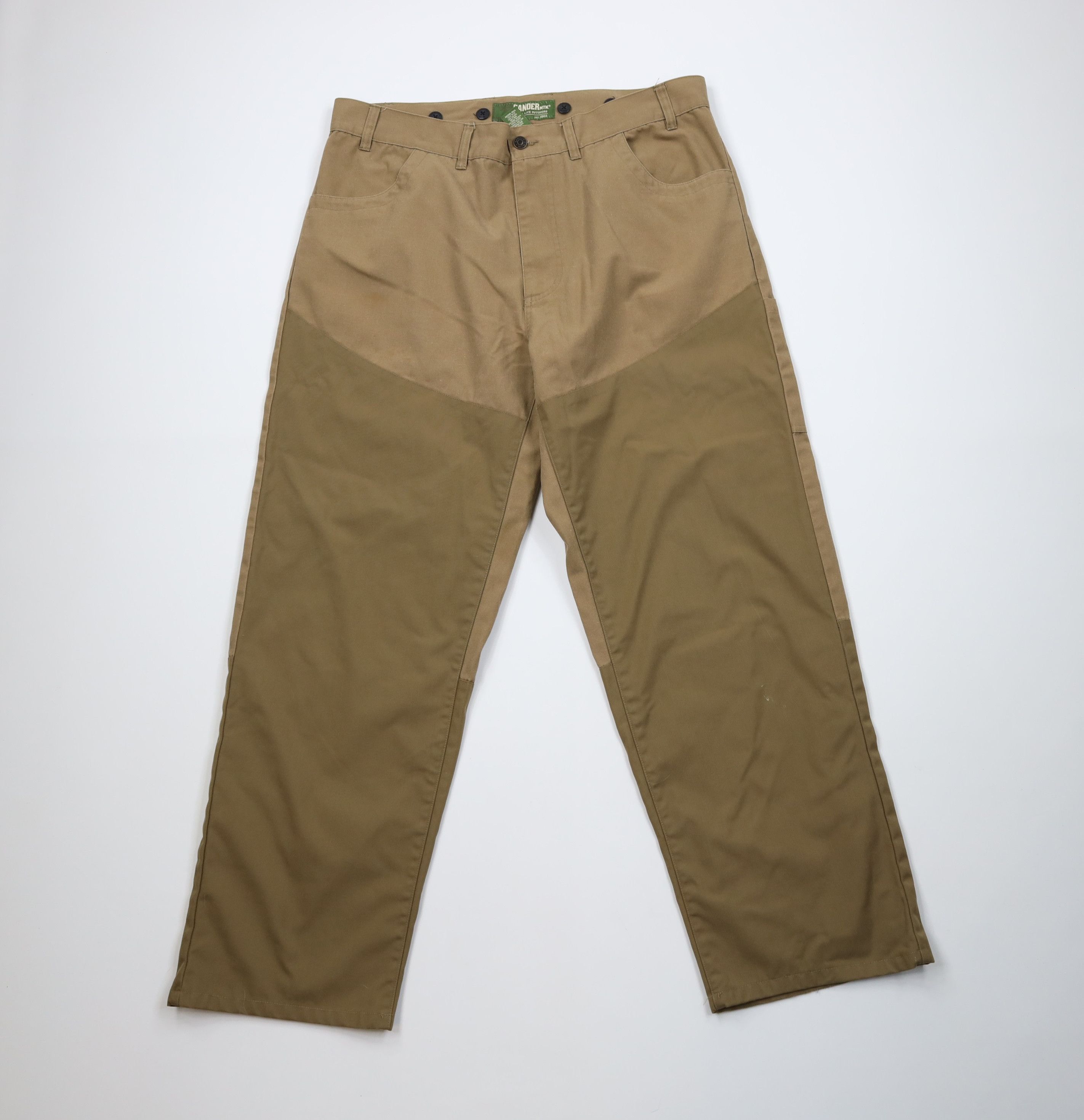 Vintage Vintage Gander Mountain Wide Leg Field Brush Pants Brown Size US 38 / EU 54 - 1 Thumbnail