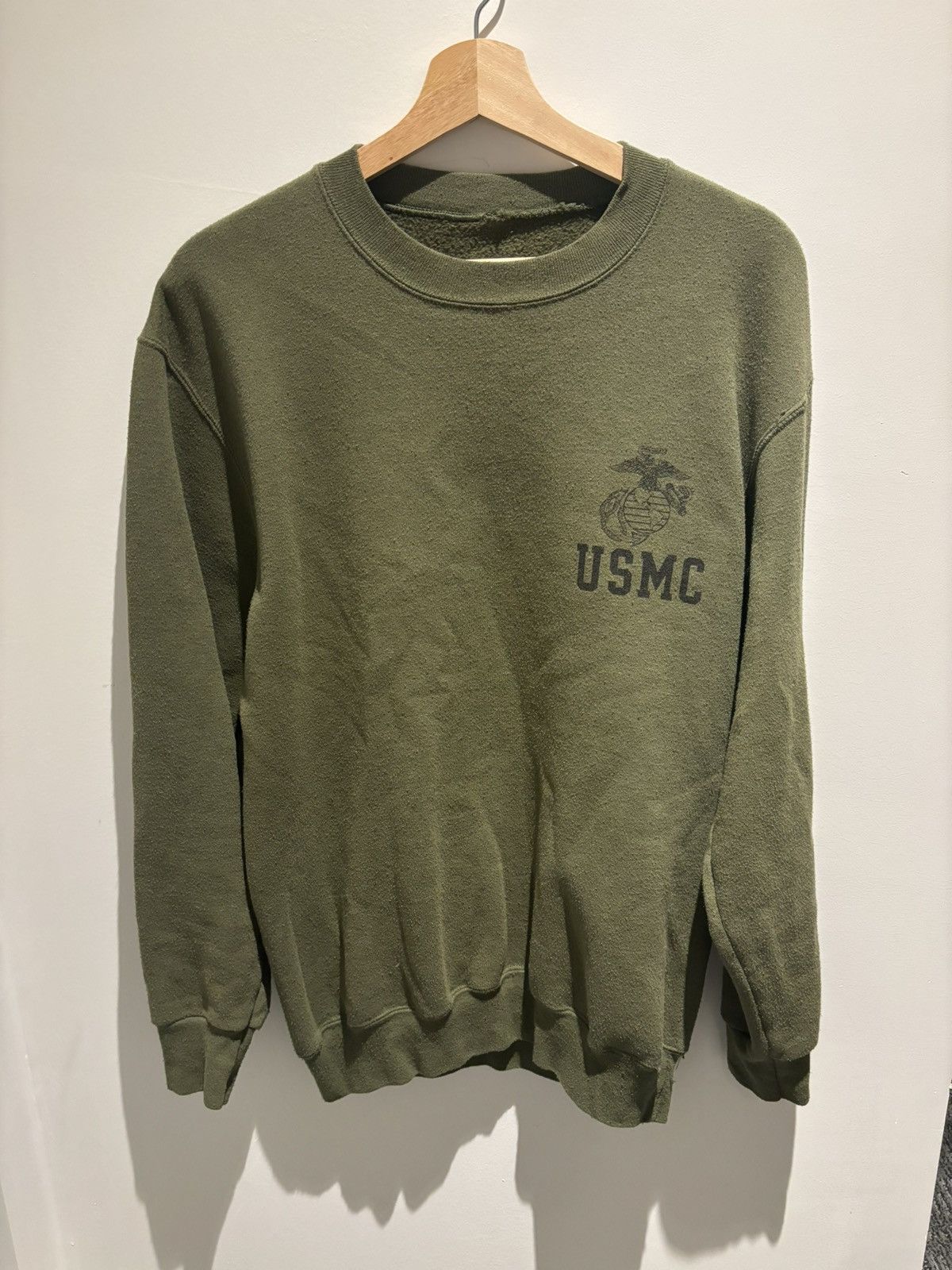Vintage Vintage USMC Sweater Size US M / EU 48-50 / 2 - 1 Thumbnail
