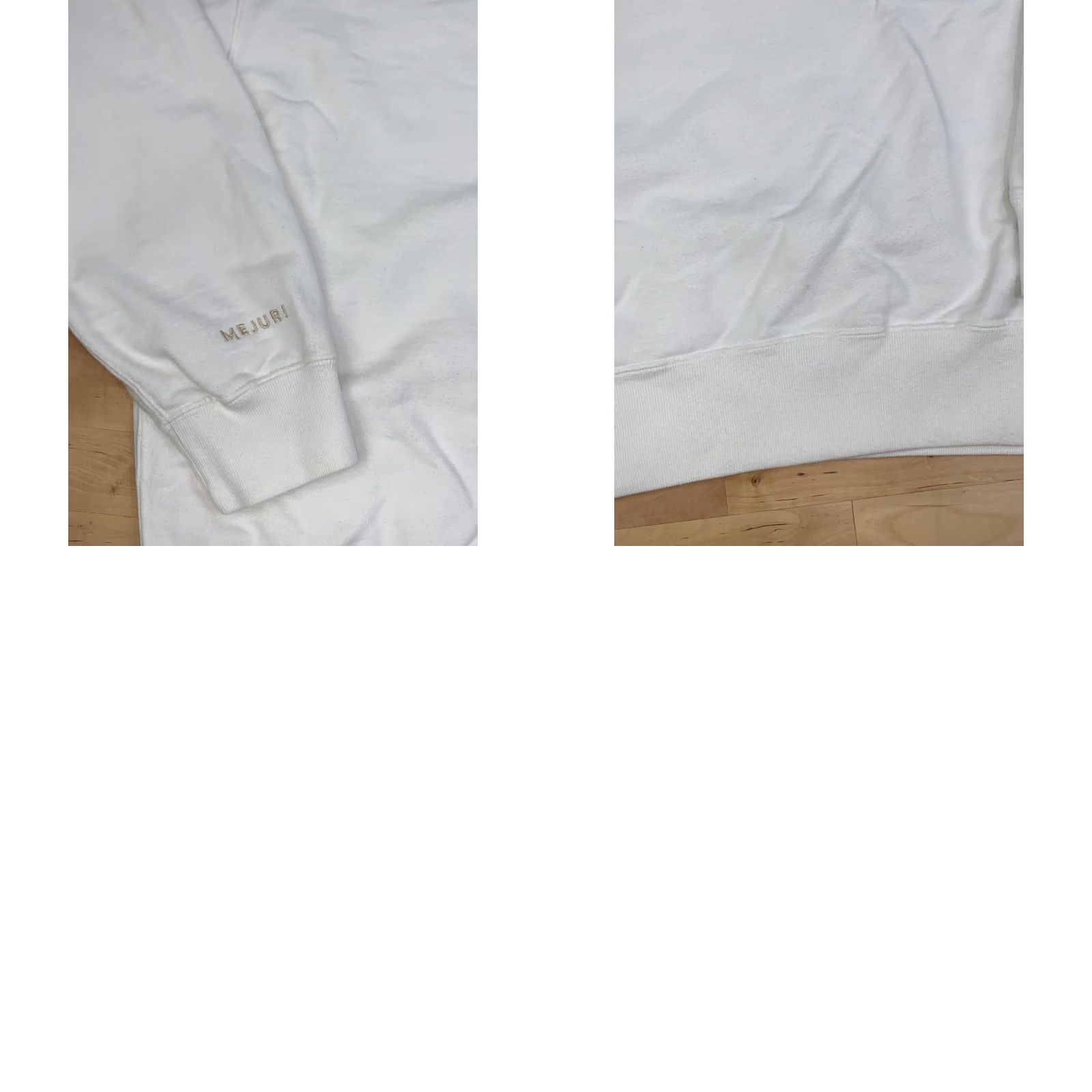mejuri Mejuri Sweatshirt Womens S White Casual Pullover Athleisure 12075 Size S / US 4 / IT 40 - 8 Thumbnail