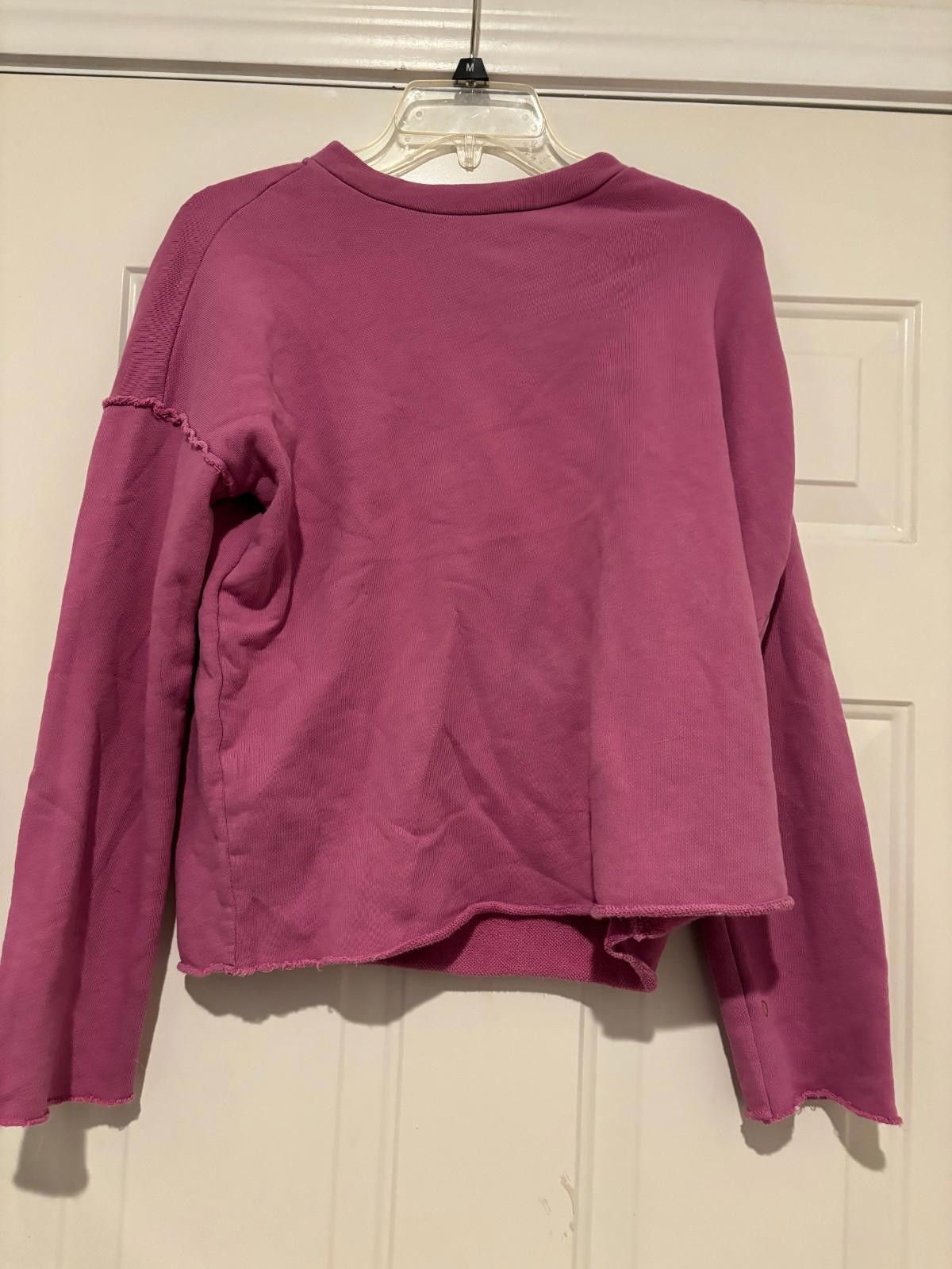Eileen Fisher Womens Eileen Fisher pink sweatshirt sz M preloved #270 Size M / US 6-8 / IT 42-44 - 1 Thumbnail
