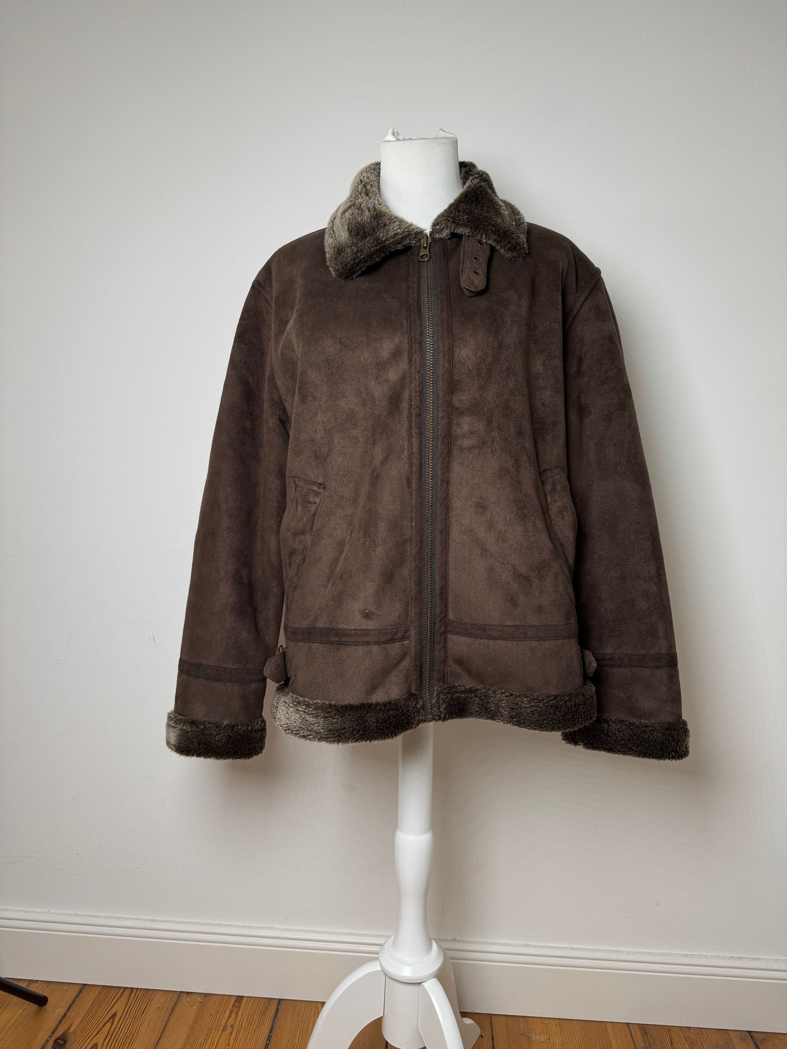 Kansai Yamamoto Vintage Leather Fur Jacket 40/L Unisex Brown Size S / US 4 / IT 40 - 1 Thumbnail