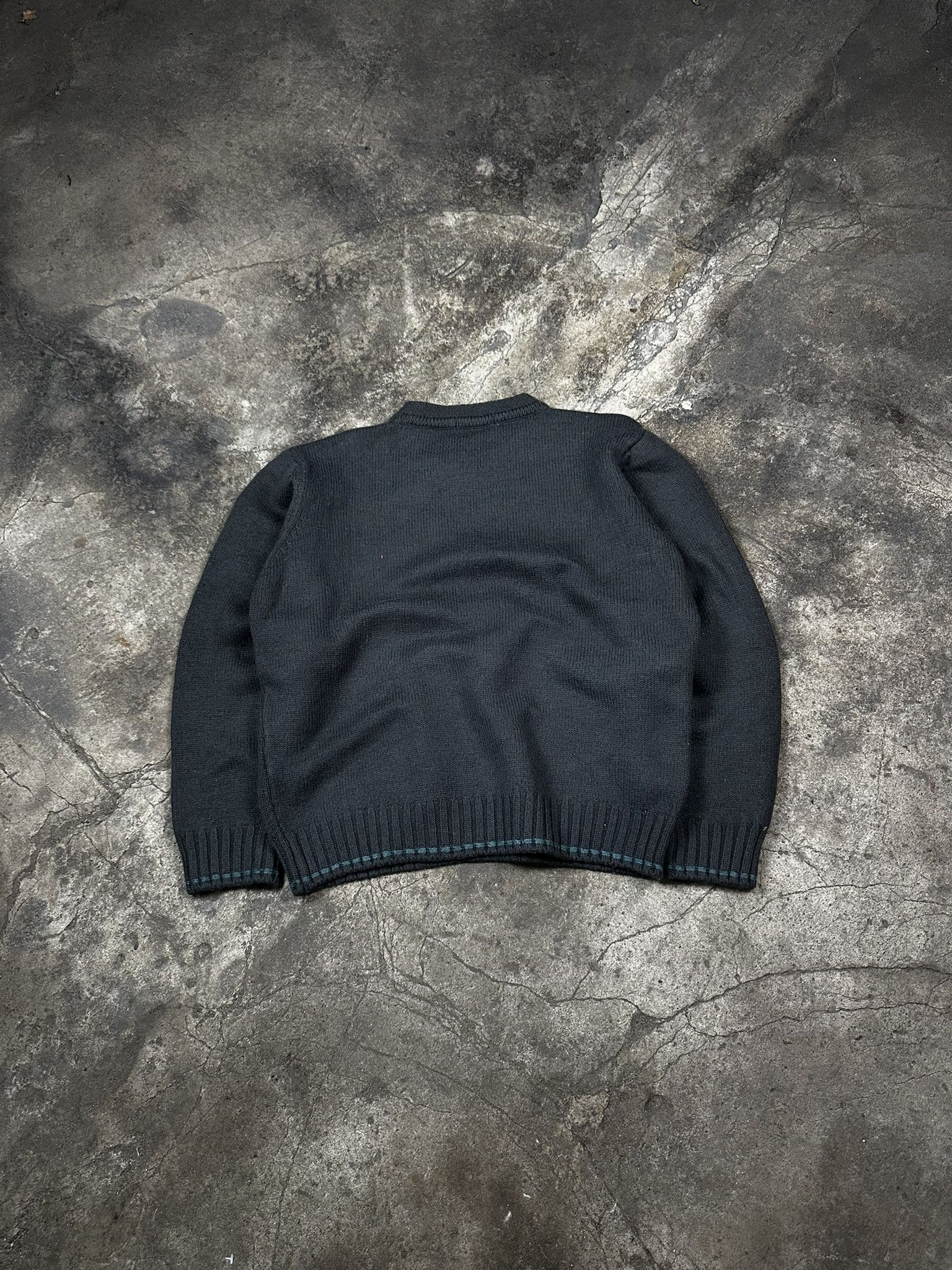 Diesel Vintage Y2k Diesel Wool Knit Logo Archive Sweater 2000s Size M / US 6-8 / IT 42-44 - 3 Thumbnail