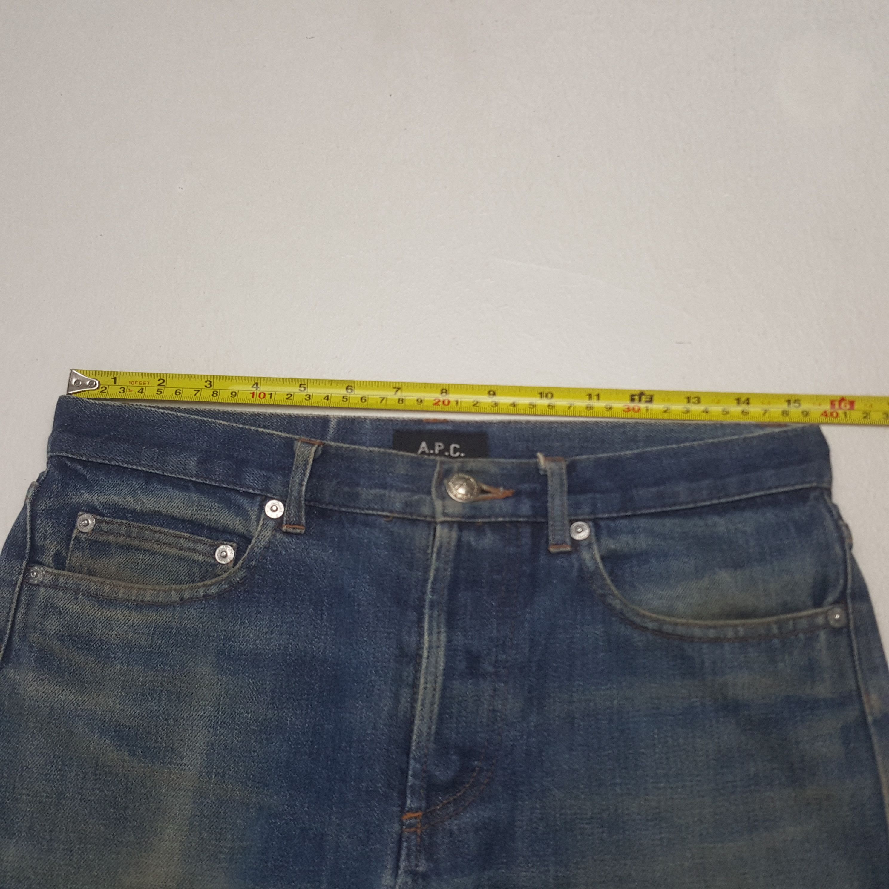 A.P.C. Vintage A.P.C. Selvedge Designer Brand Denim Jeans RR21 Size US 31 - 9 Thumbnail