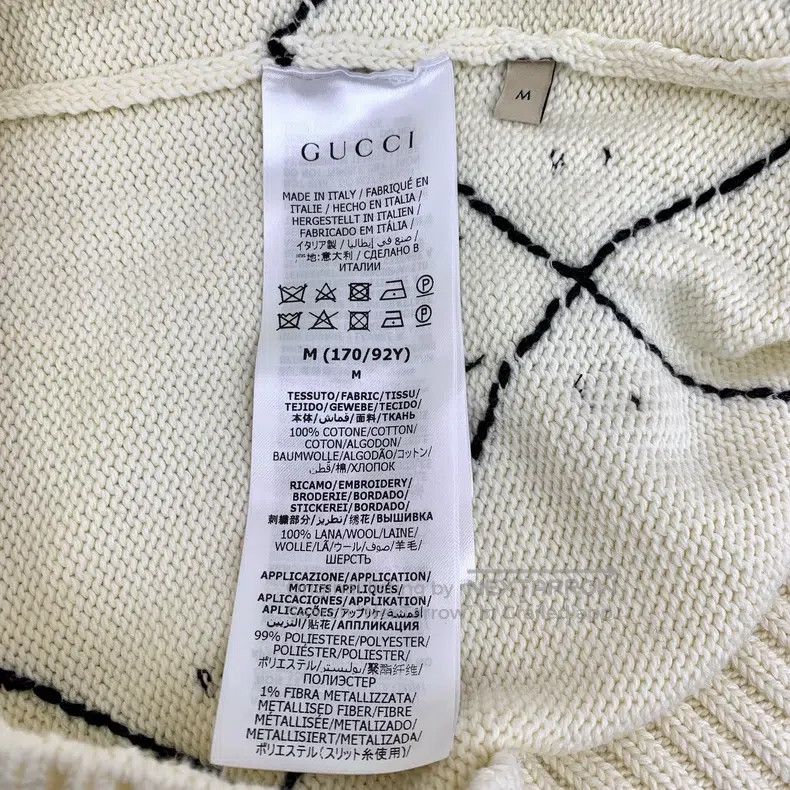 Gucci Gucci Beige bow decoration cotton round neck single-breast Size M / US 6-8 / IT 42-44 - 6 Thumbnail