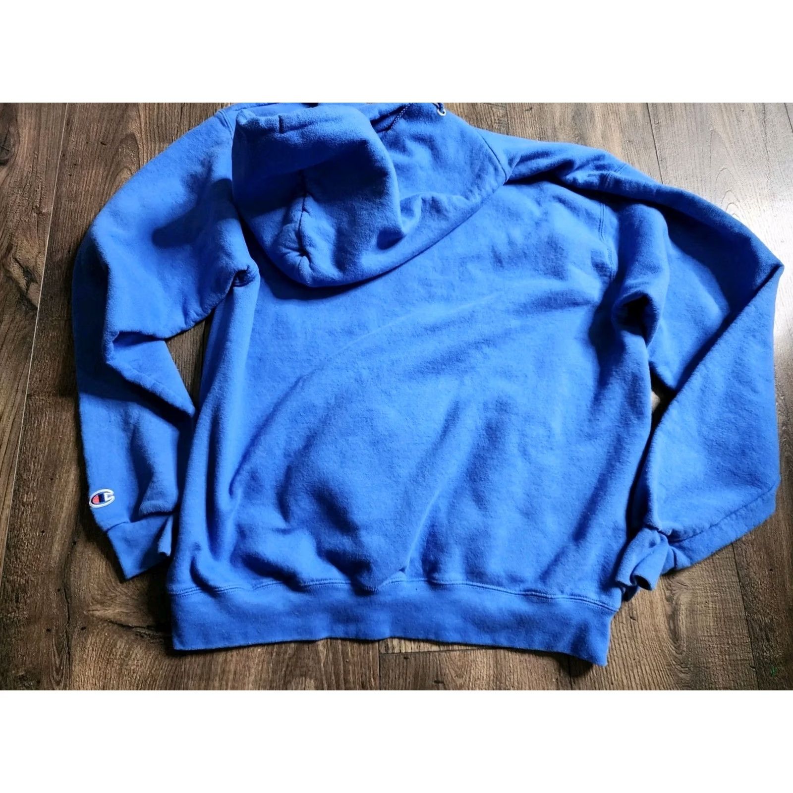 Champion Champion Hoodie Mens L Subaru Logo Car Blue Cotton Blend Fleece Graphic Print Pockets Pullover Size US L / EU 52-54 / 3 - 2 Thumbnail