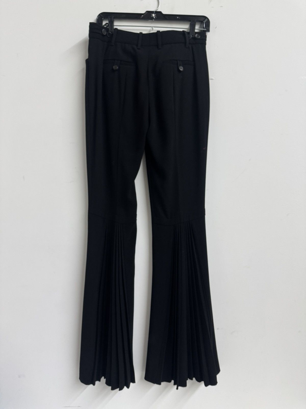 Prada Prada Black Pleated Flare Trousers – Size 38 (IT) Size 26" / US 2 / IT 38 - 7 Thumbnail