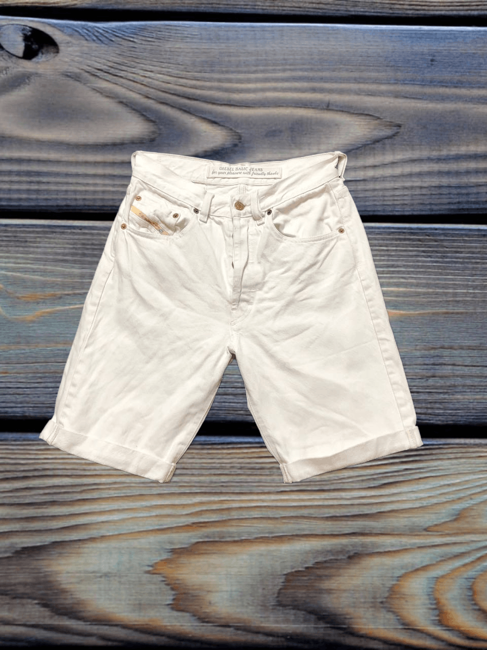 Diesel Logo Diesel Streetwear Vintage Denim Shorts Y2K Size US 29 - 1 Thumbnail