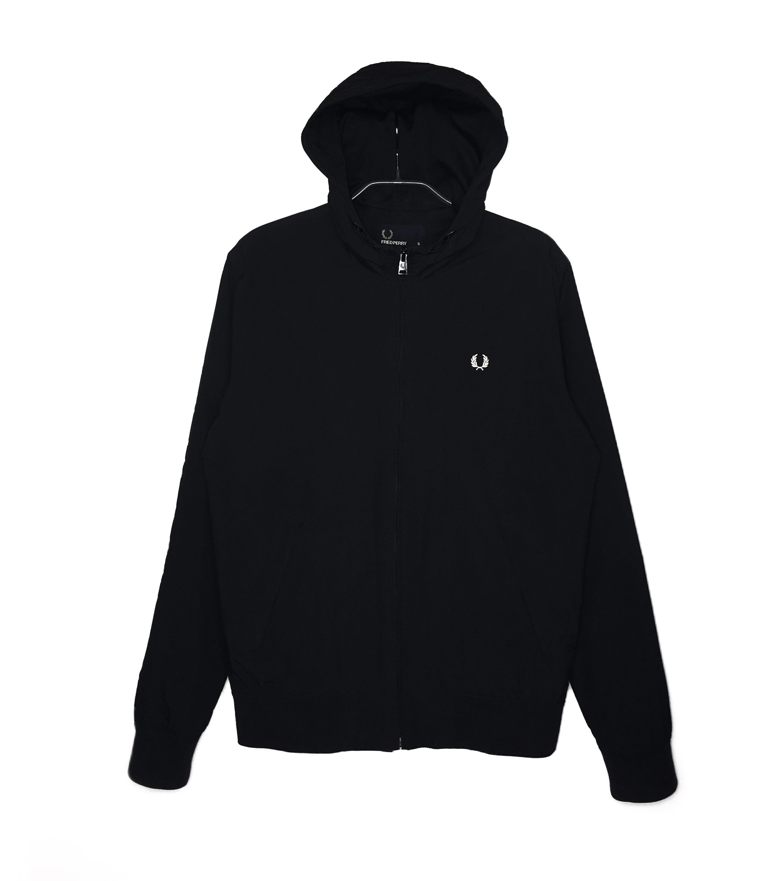 Fred Perry Fred Perry Mens Hooded Zip Jacket Size S Black Size US S / EU 44-46 / 1 - 2 Thumbnail