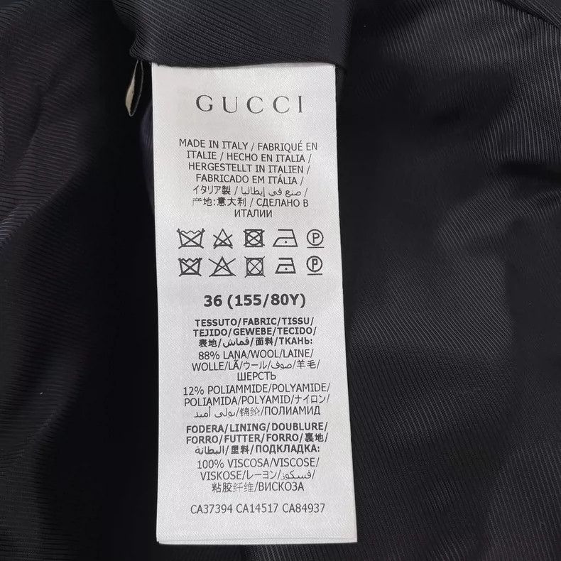 Gucci Gucci Thousand-bird checkered tweed coat Size XS / US 0-2 / IT 36-38 - 8 Thumbnail