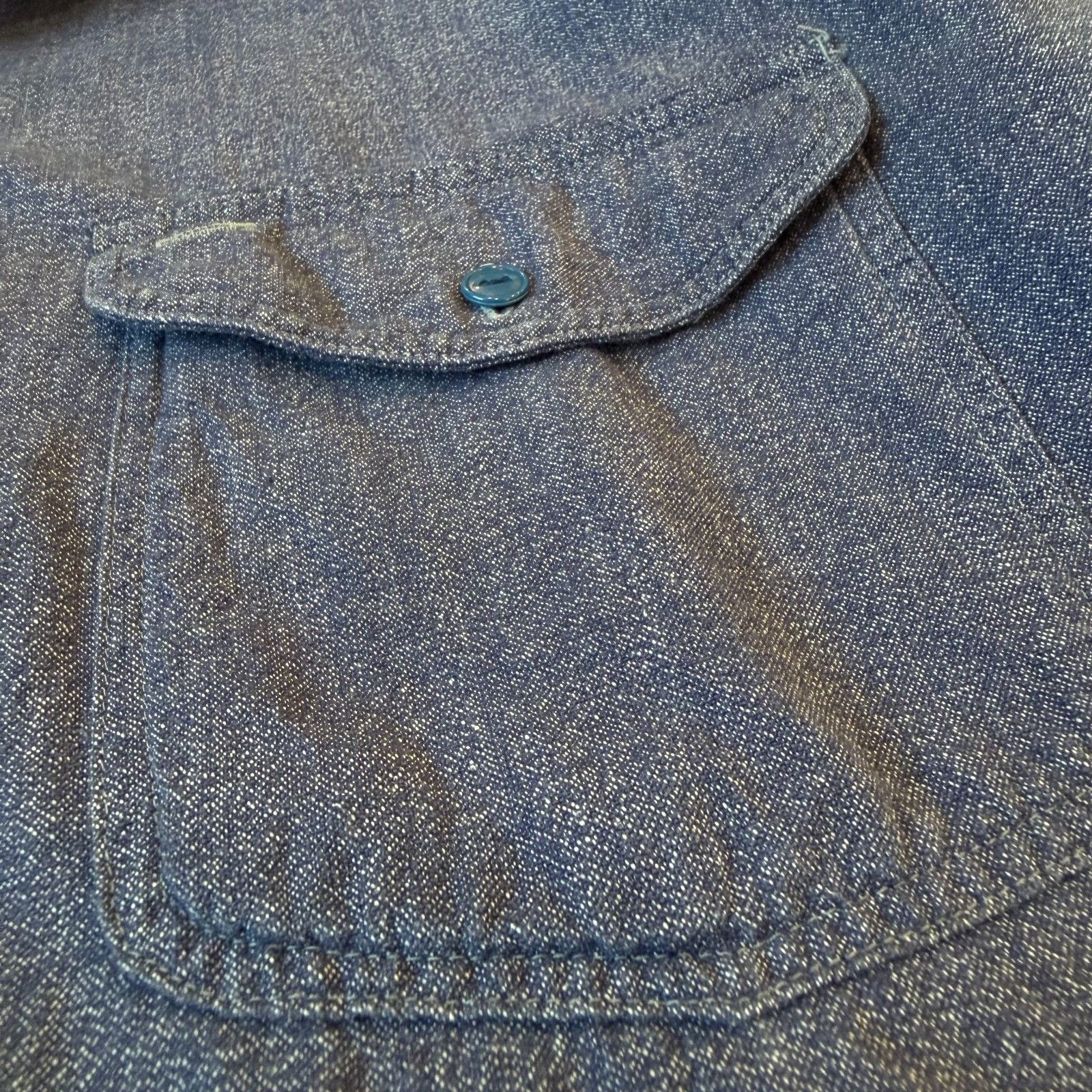 Dry Bones Dry Bones Japan Indigo Selvedge Work Shirt Medium Size US M / EU 48-50 / 2 - 10 Thumbnail