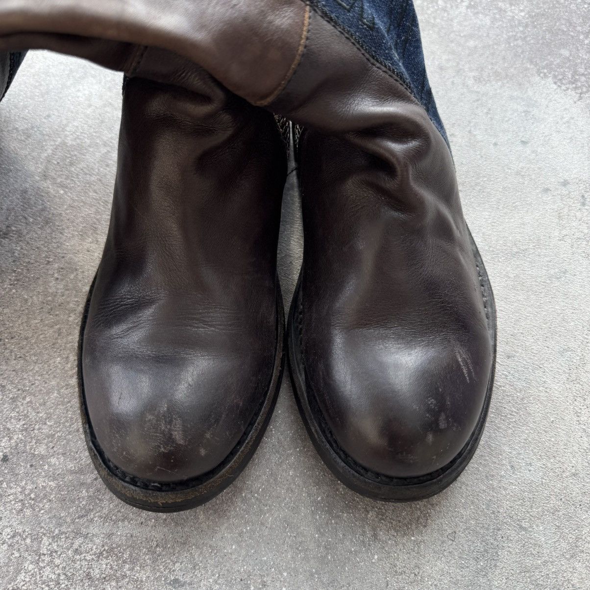 Dirk Bikkembergs Dirk Bikkembergs Leather Hi Boots Size US 9 / IT 39 - 9 Thumbnail