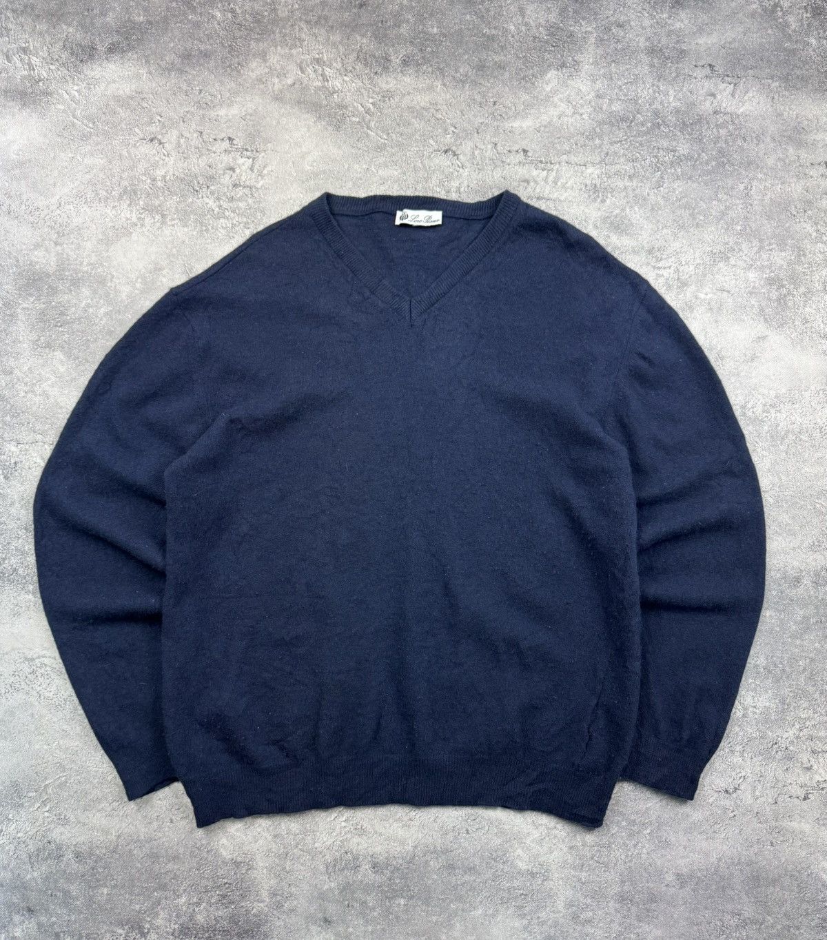Loro Piana Loro Piana Lana Wool Blue Sweater Luxury Size US M / EU 48-50 / 2 - 1 Thumbnail