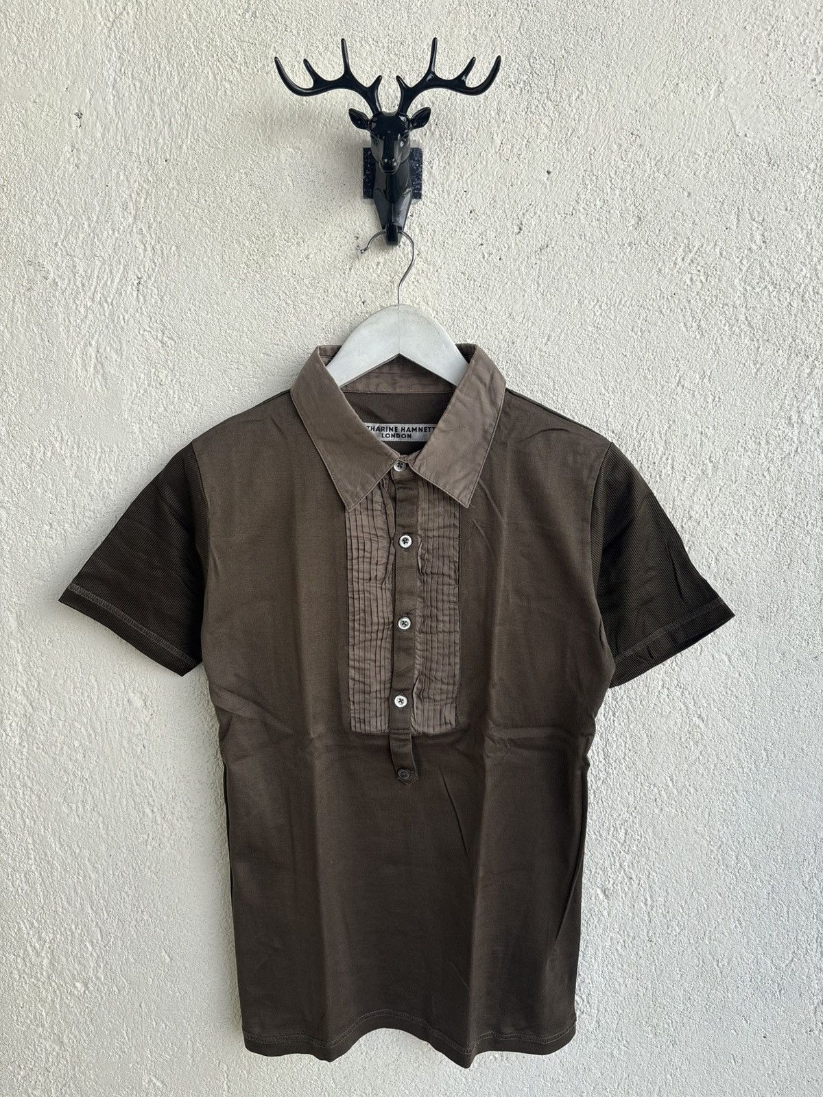 Katharine Hamnett London 2000s Katharine hamnett london polo y2k Size M / US 6-8 / IT 42-44 - 1 Thumbnail